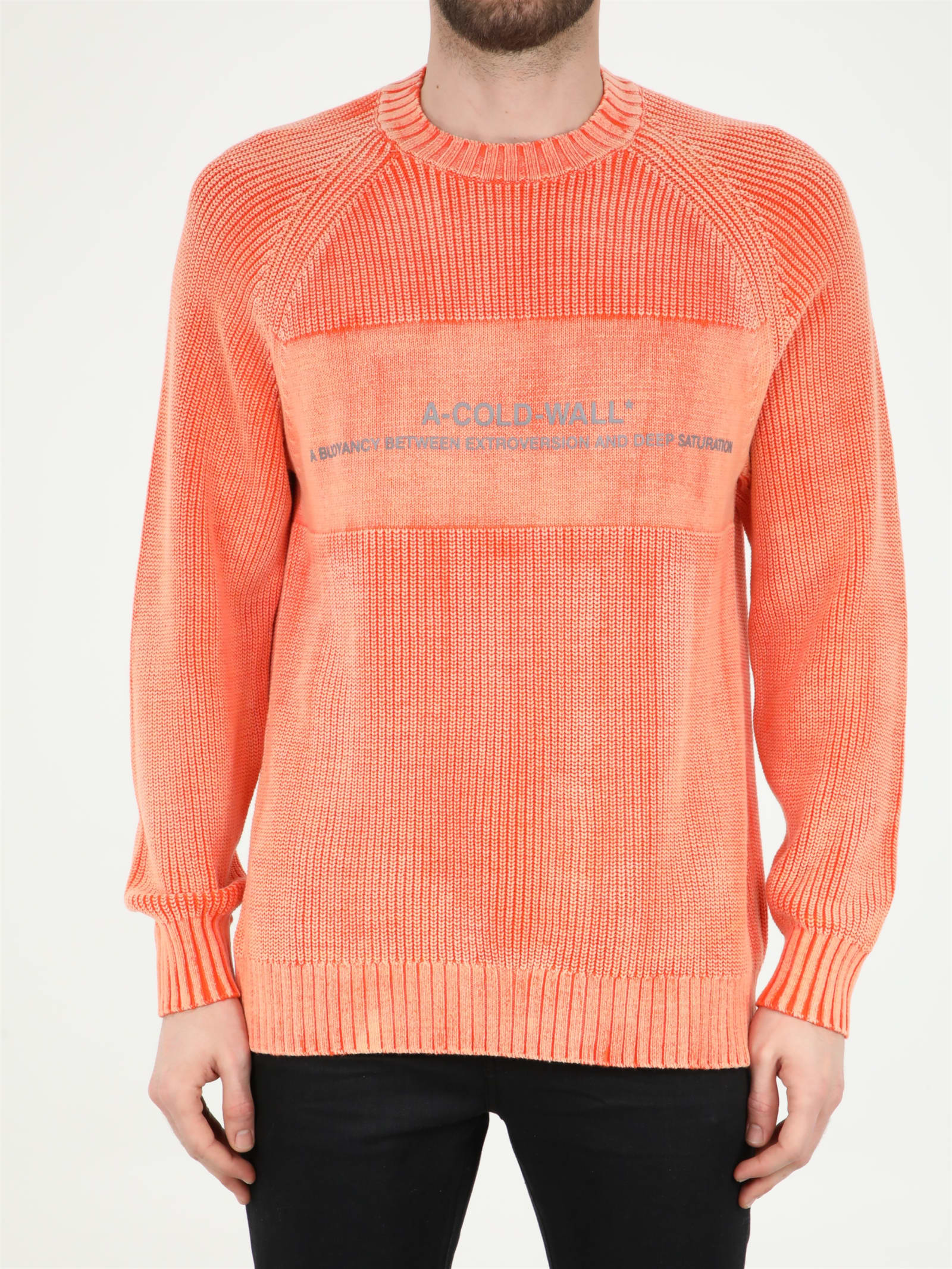A-COLD-WALL Orange Sweater With Logo