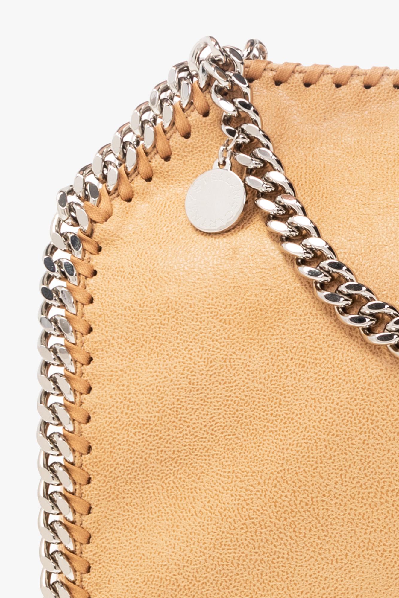 Stella Mccartney Falabella Mini Shoulder Bag In Fawn