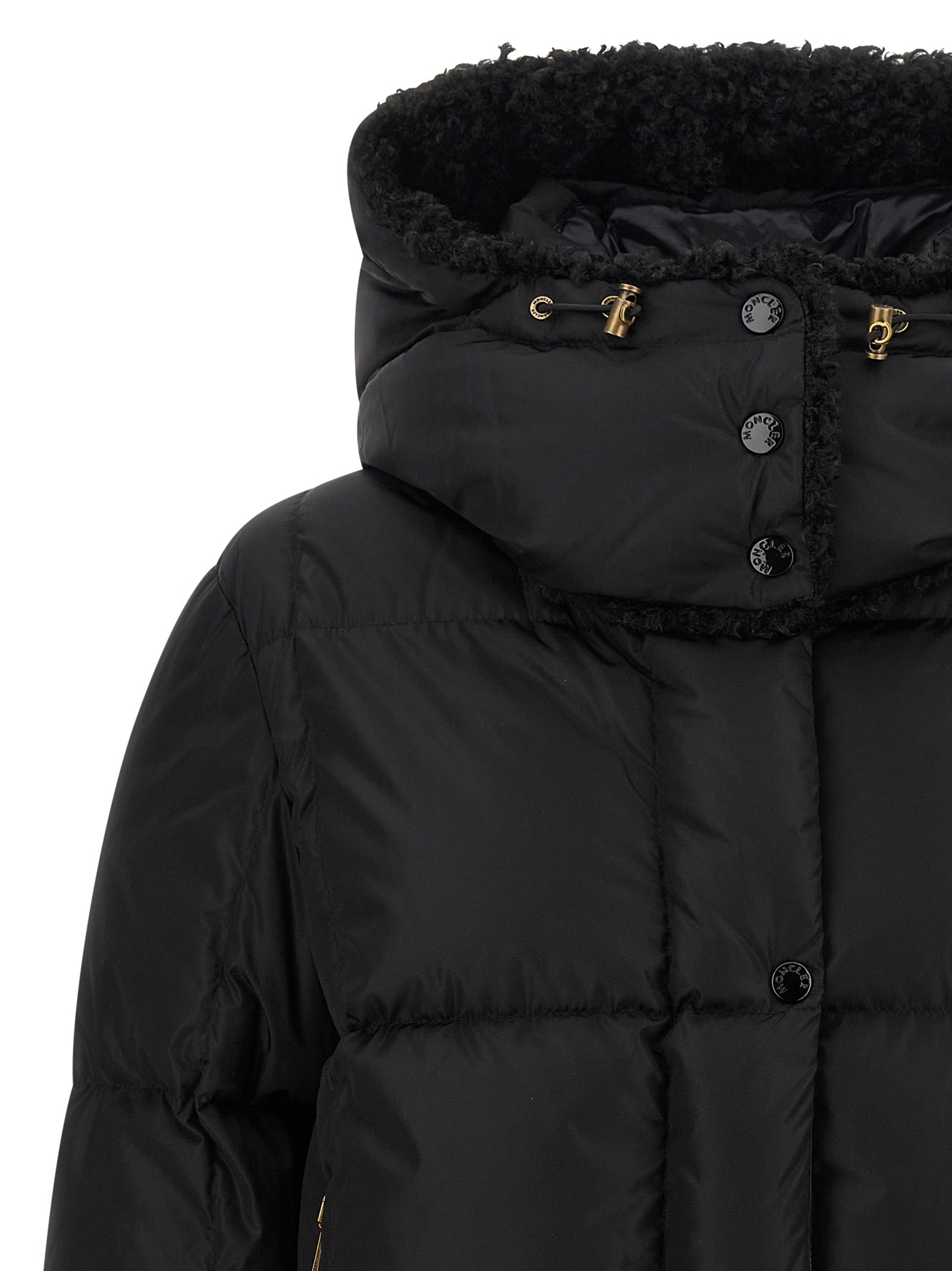 Moncler Castelnou Short Down Jacket In Black