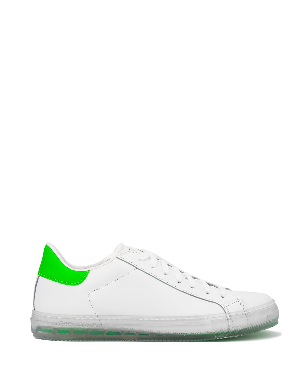 Shop Kiton Sneaker In White Green