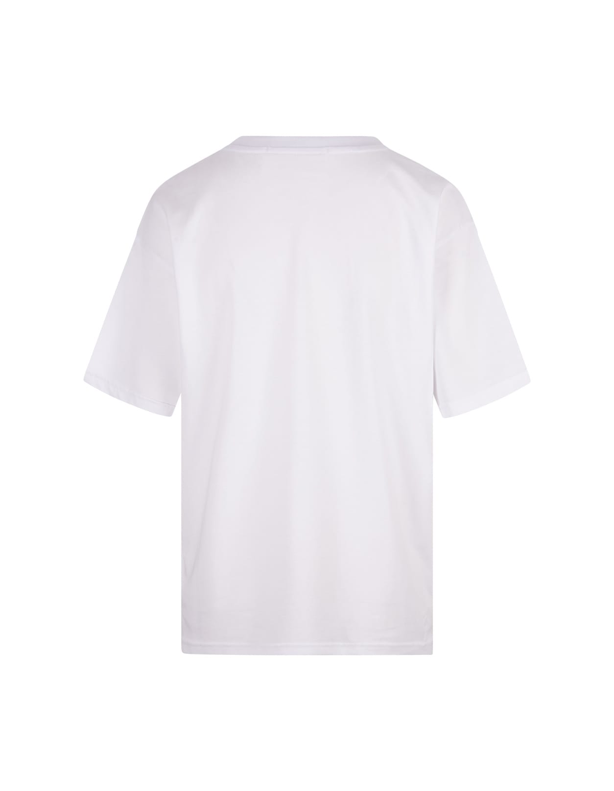 Shop Alessandro Enriquez White T-shirt With Dont Forget To Love!!! Print
