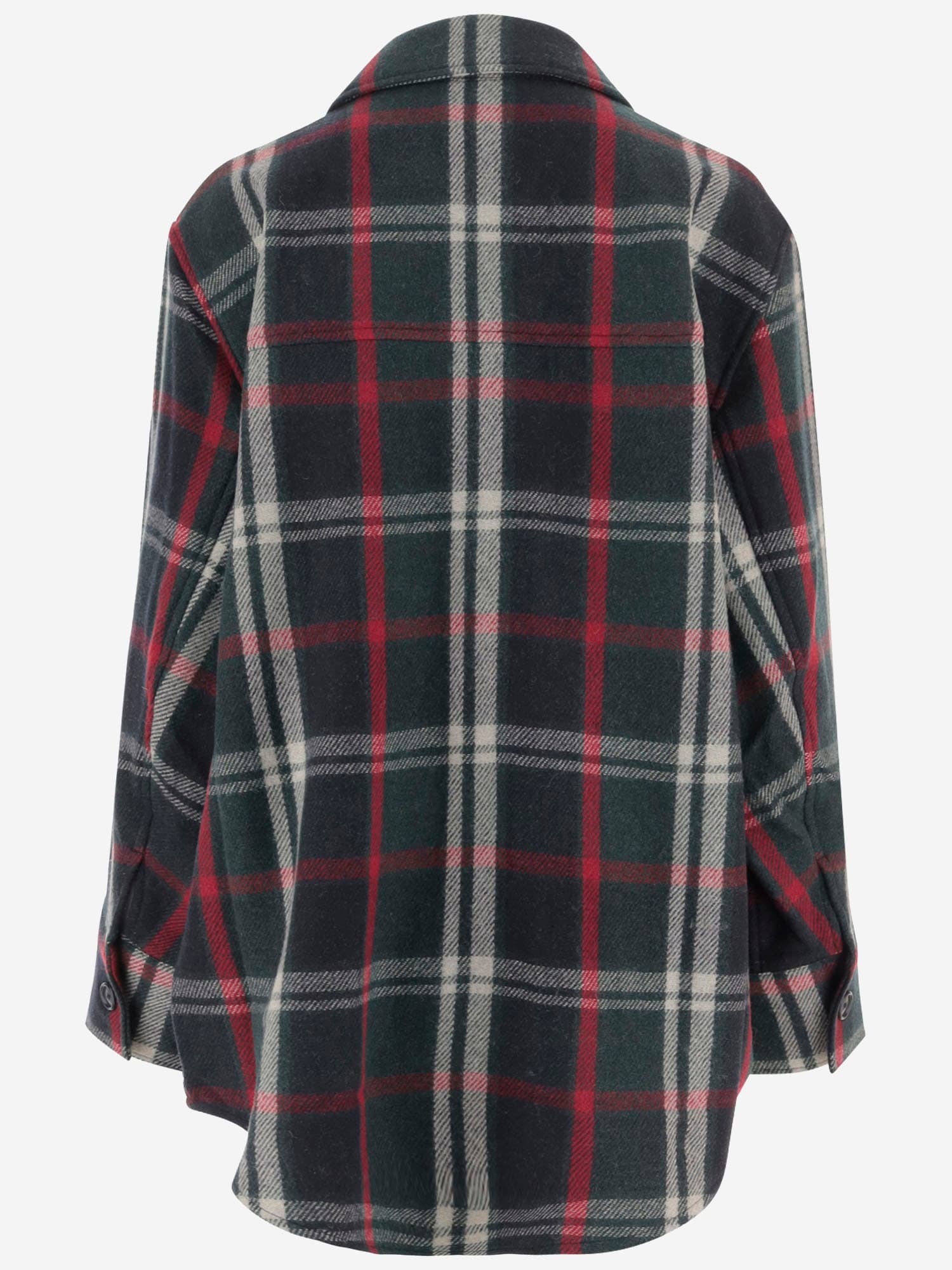 Polo Ralph Lauren Wool Blend Shirt With Check Pattern In Black