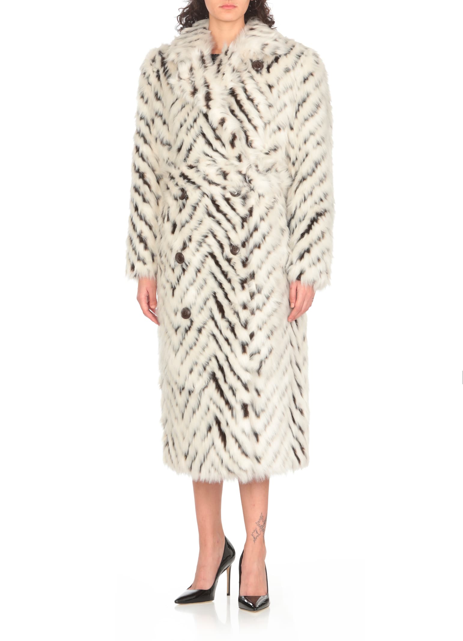 Shop Stand Studio Jasmine Coat In White