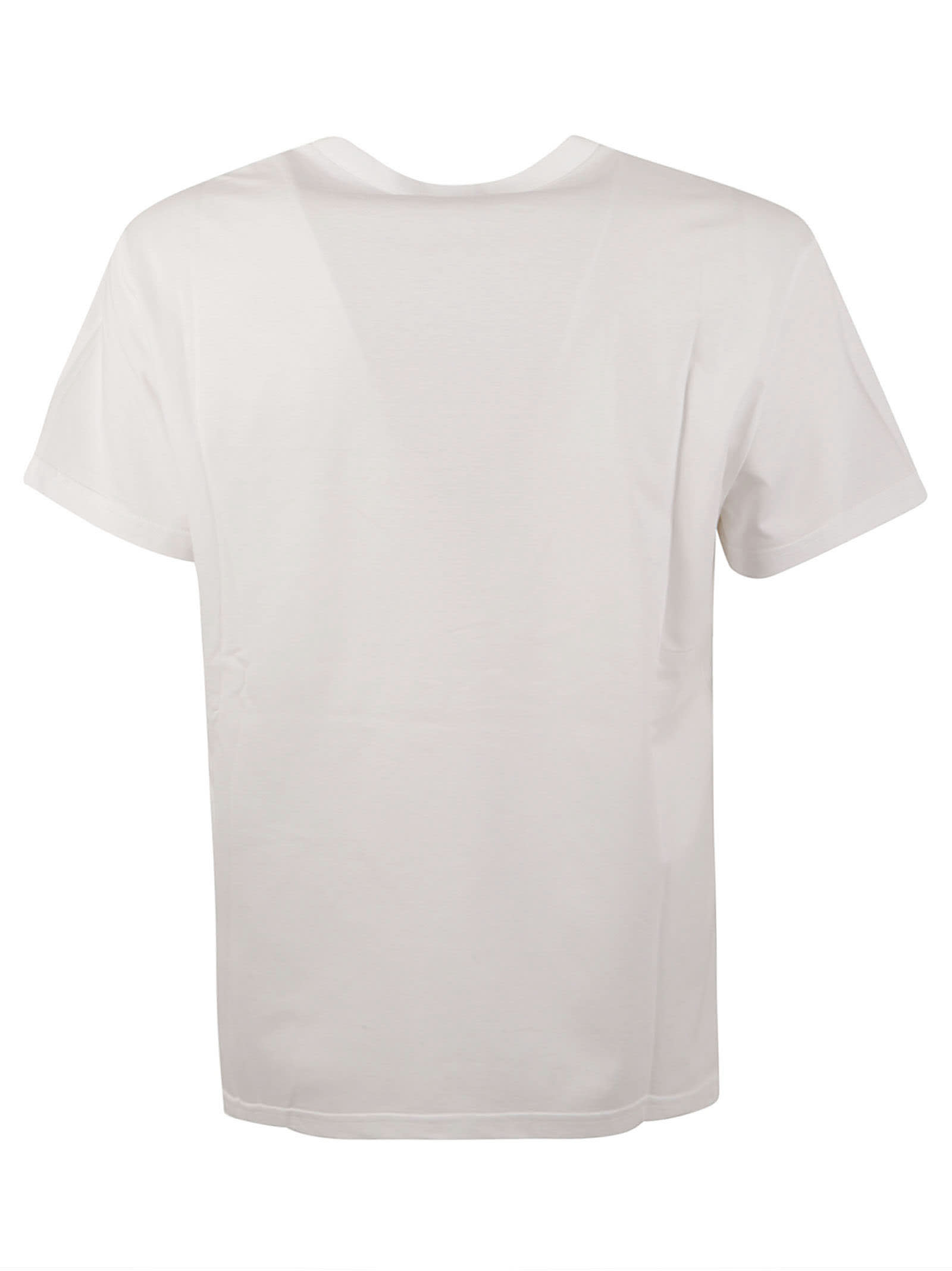 Shop Alexander Mcqueen Dragonfly Logo T-shirt In White/black