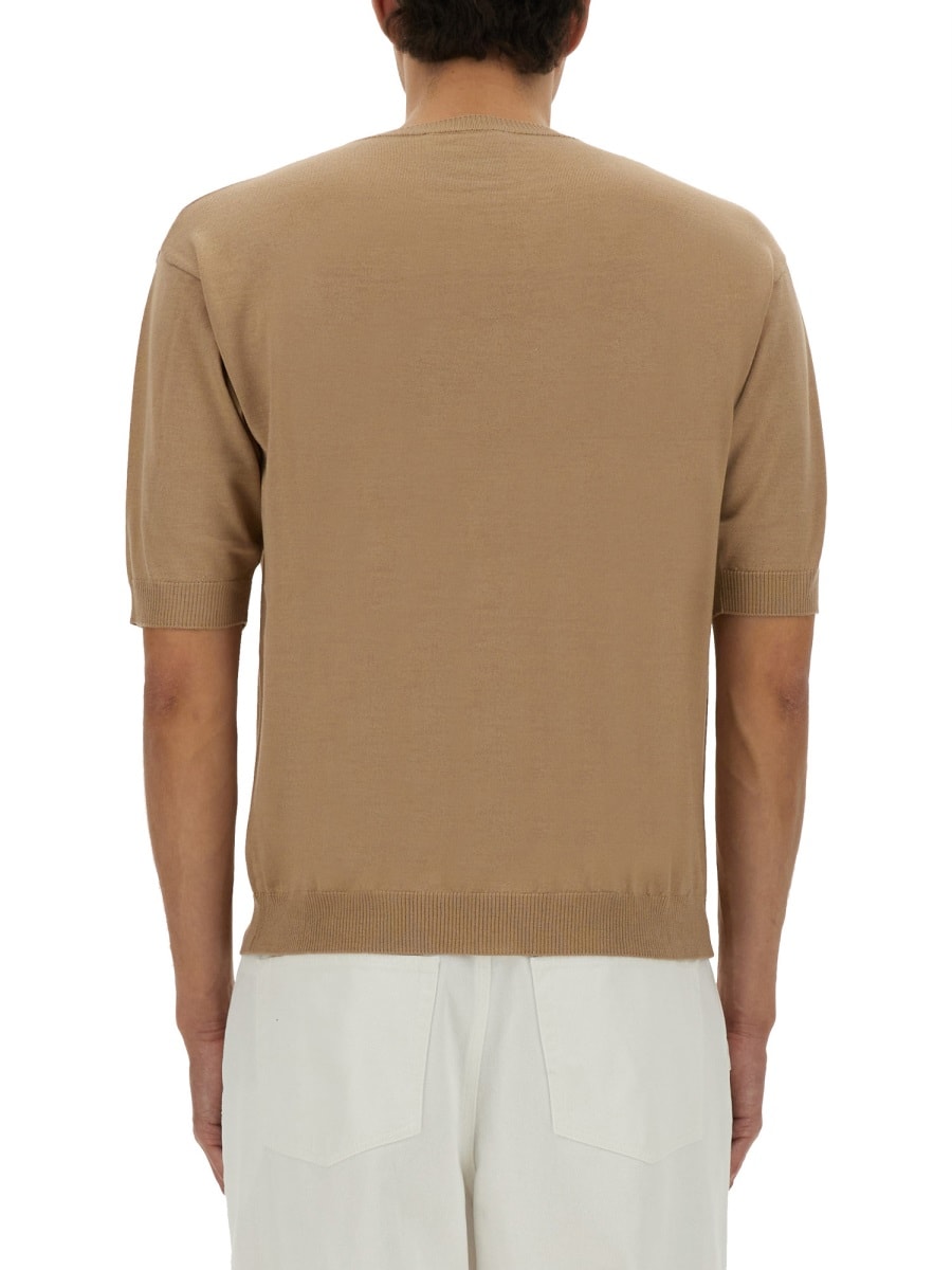 Moschino Couture Beige Wool Silk Sweater