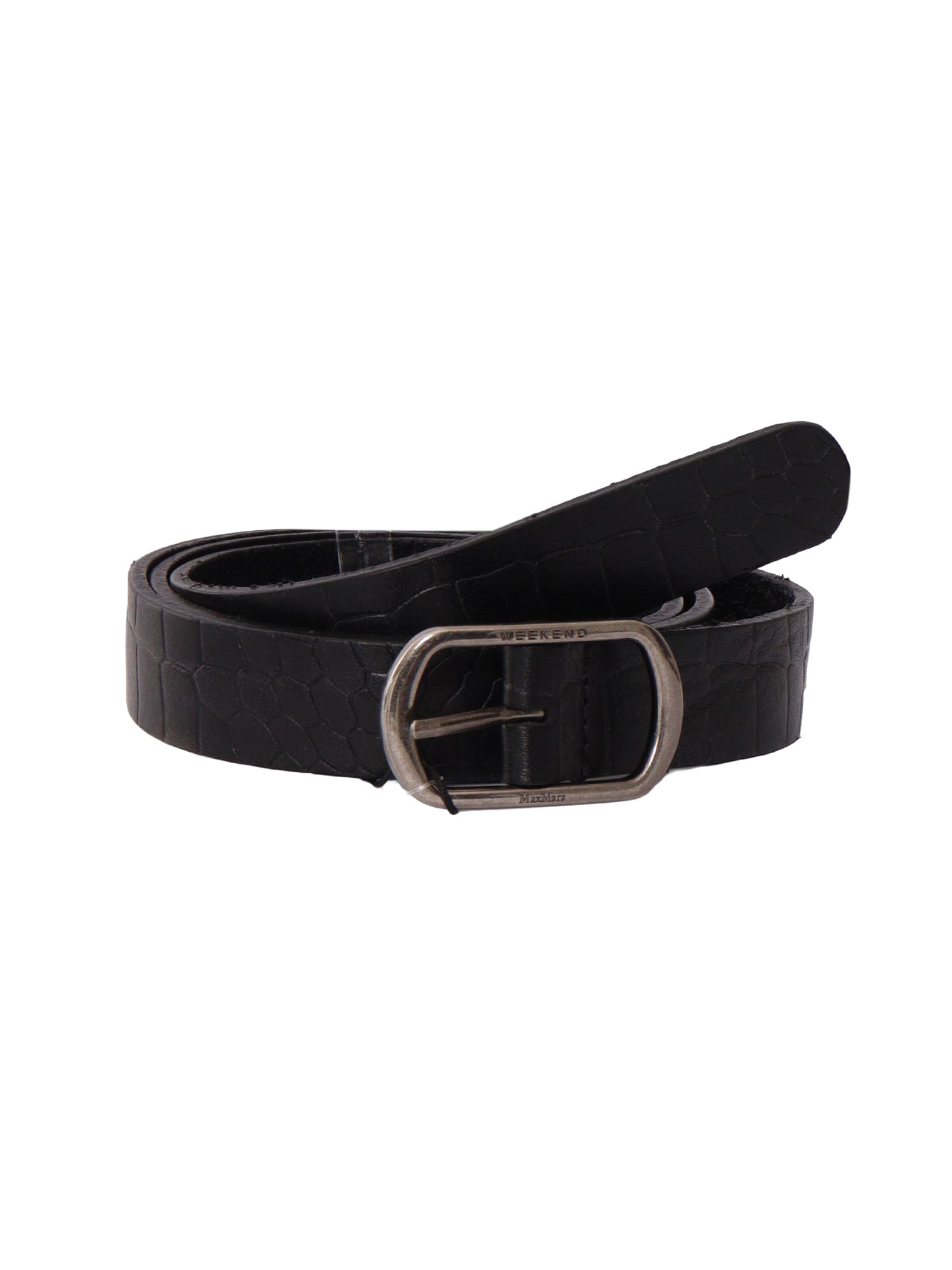 Weekend Max Mara Belt In Black
