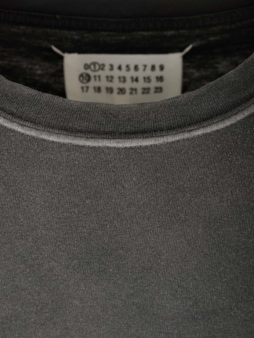 Shop Maison Margiela Reverse Logo T-shirt In Black