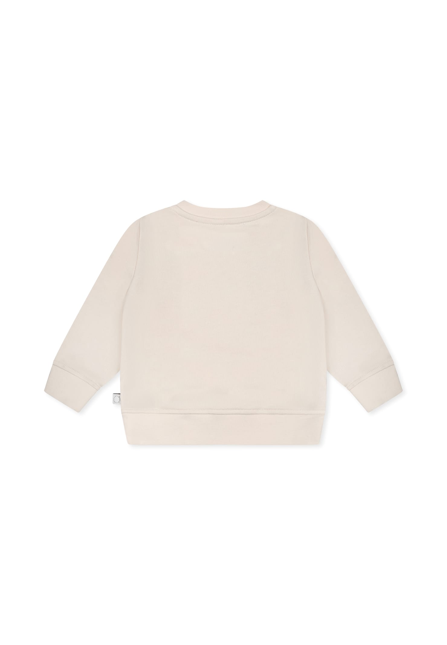 Stella Mccartney Ivory Sweatshirt For Baby Girl With Strawberry In Ivory