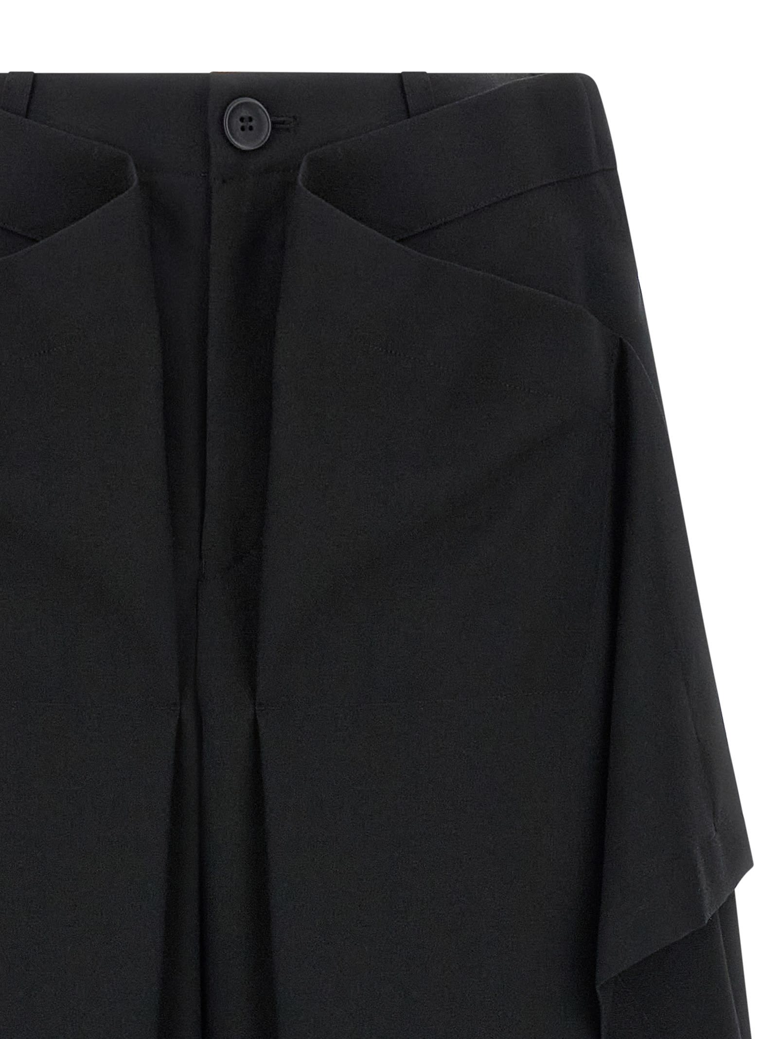 Issey Miyake 'uni-form (wool)' Pants In Black