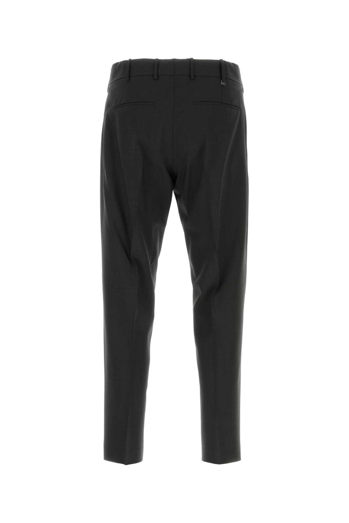 Pt Torino Midnight Blue Stretch Wool Edge Cigarette Pant In 0260