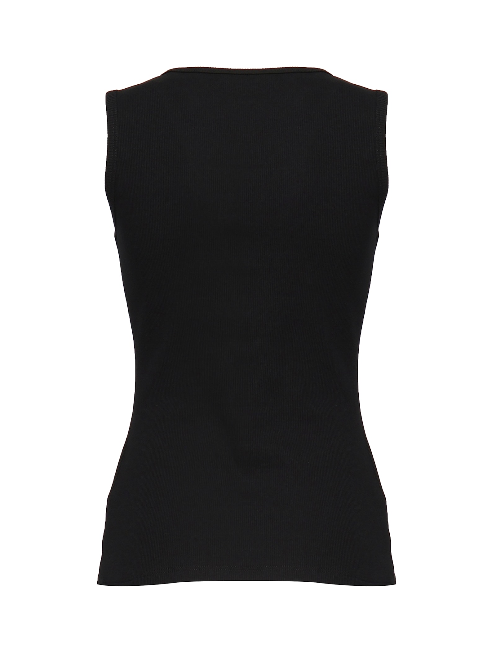 Magda Butrym Embellished Jersey Tank Top In Black