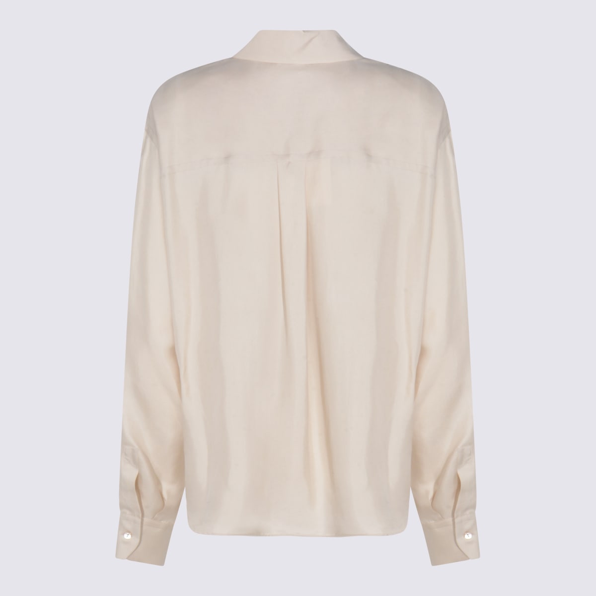 Antonelli Button-down Long-sleeved Shirt In Brown
