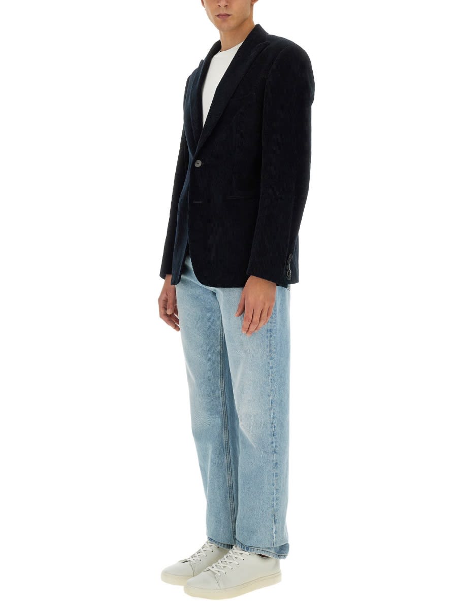 Shop Tonello Single-breasted Jacket In Blue