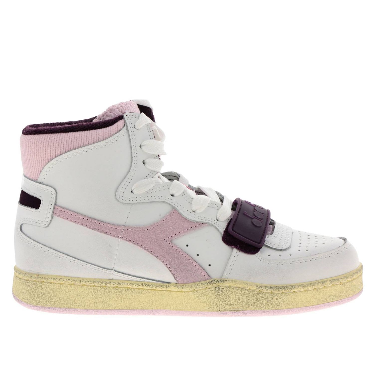 diadora pink shoes