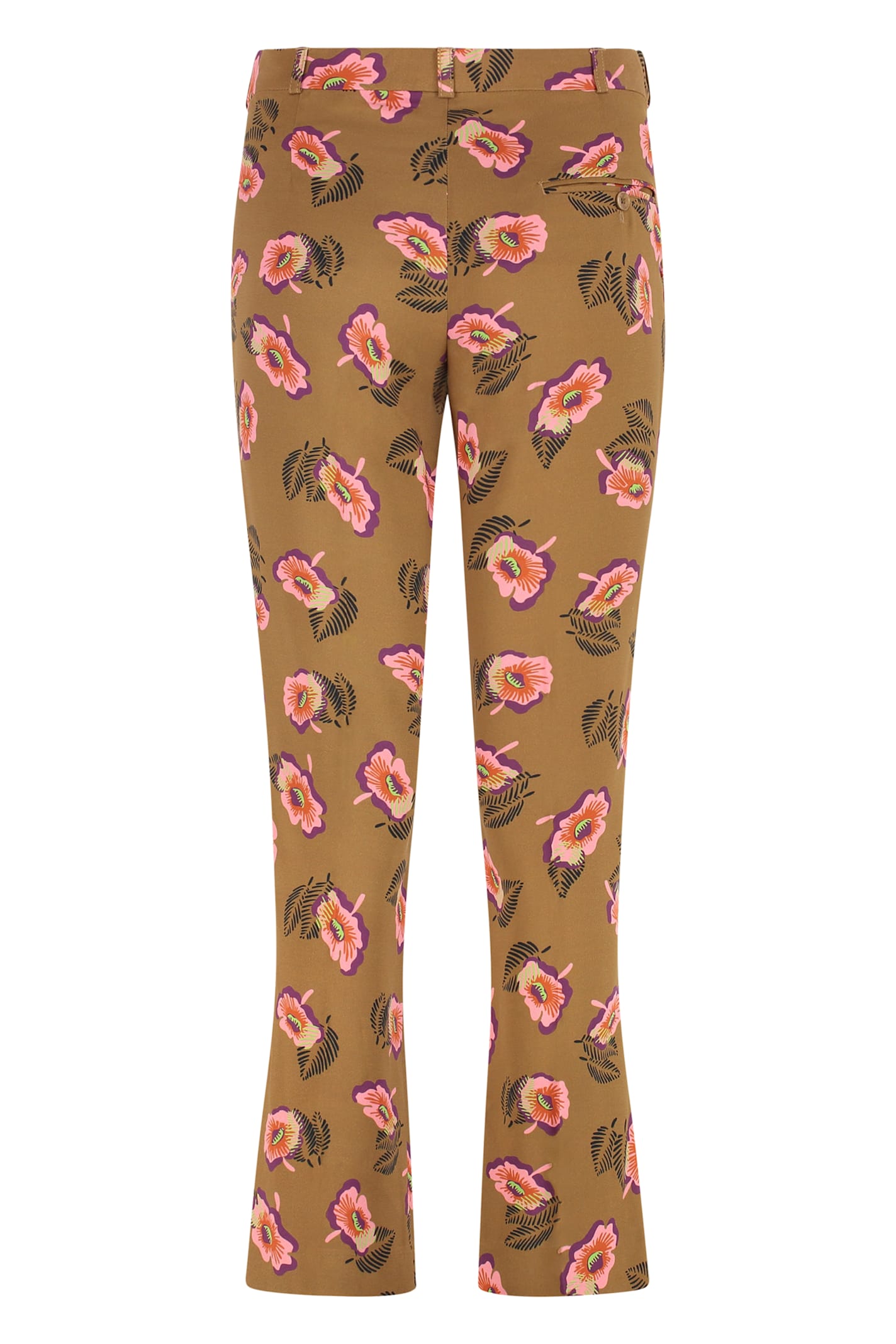 Etro Viscose Trousers In Multi
