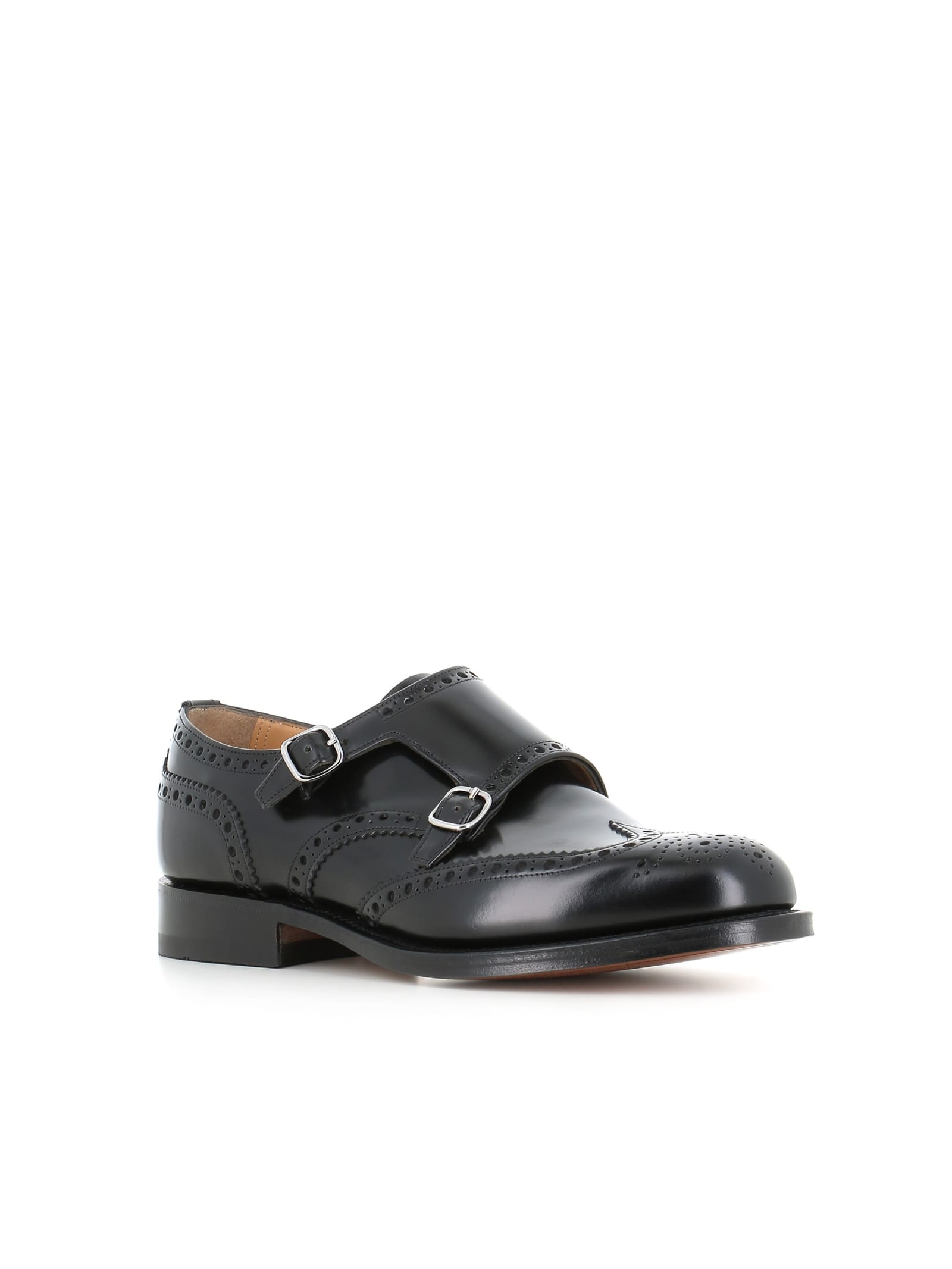 Shop Church's Buckle Pitchford In Black