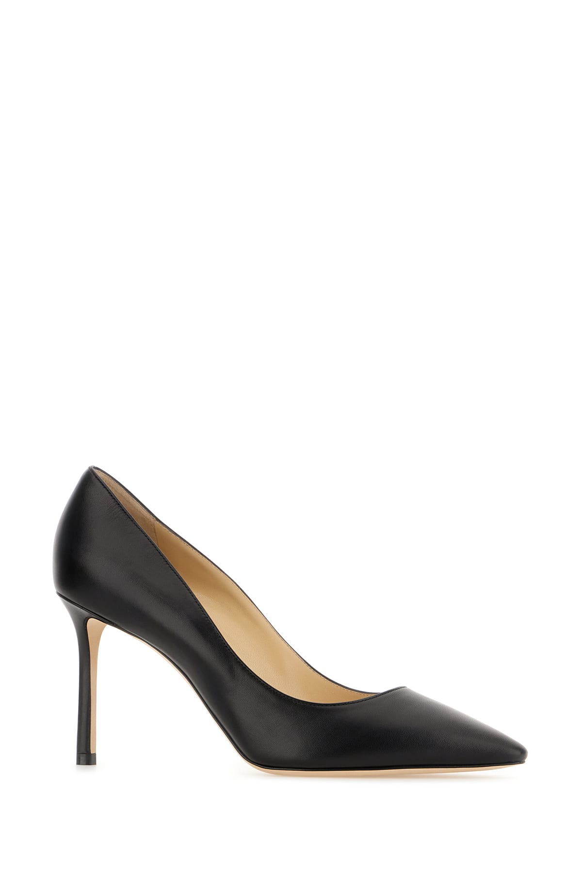 Shop Jimmy Choo Black Leather Romy Pumps