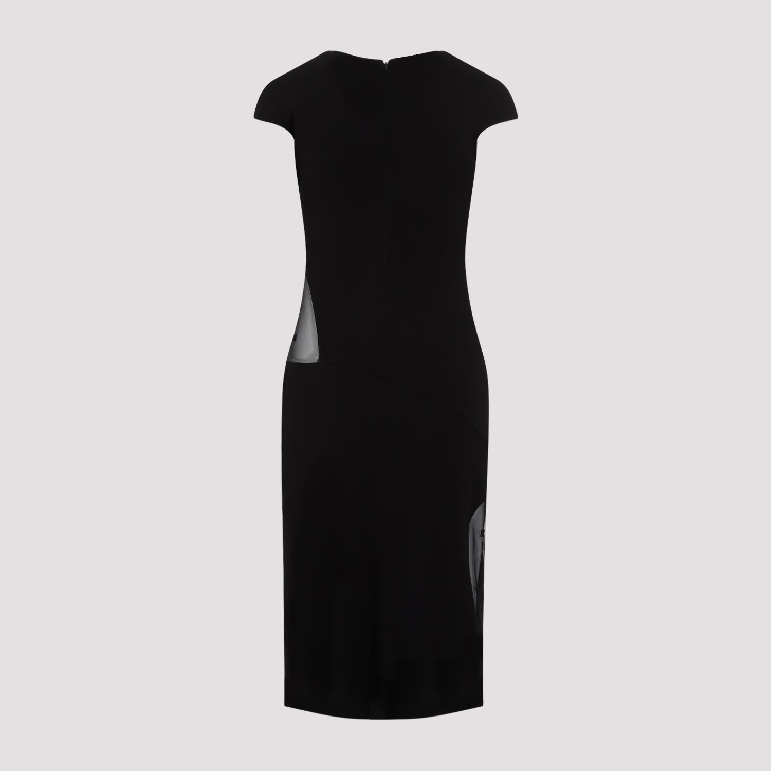 Shop Givenchy Viscose Dress In Black