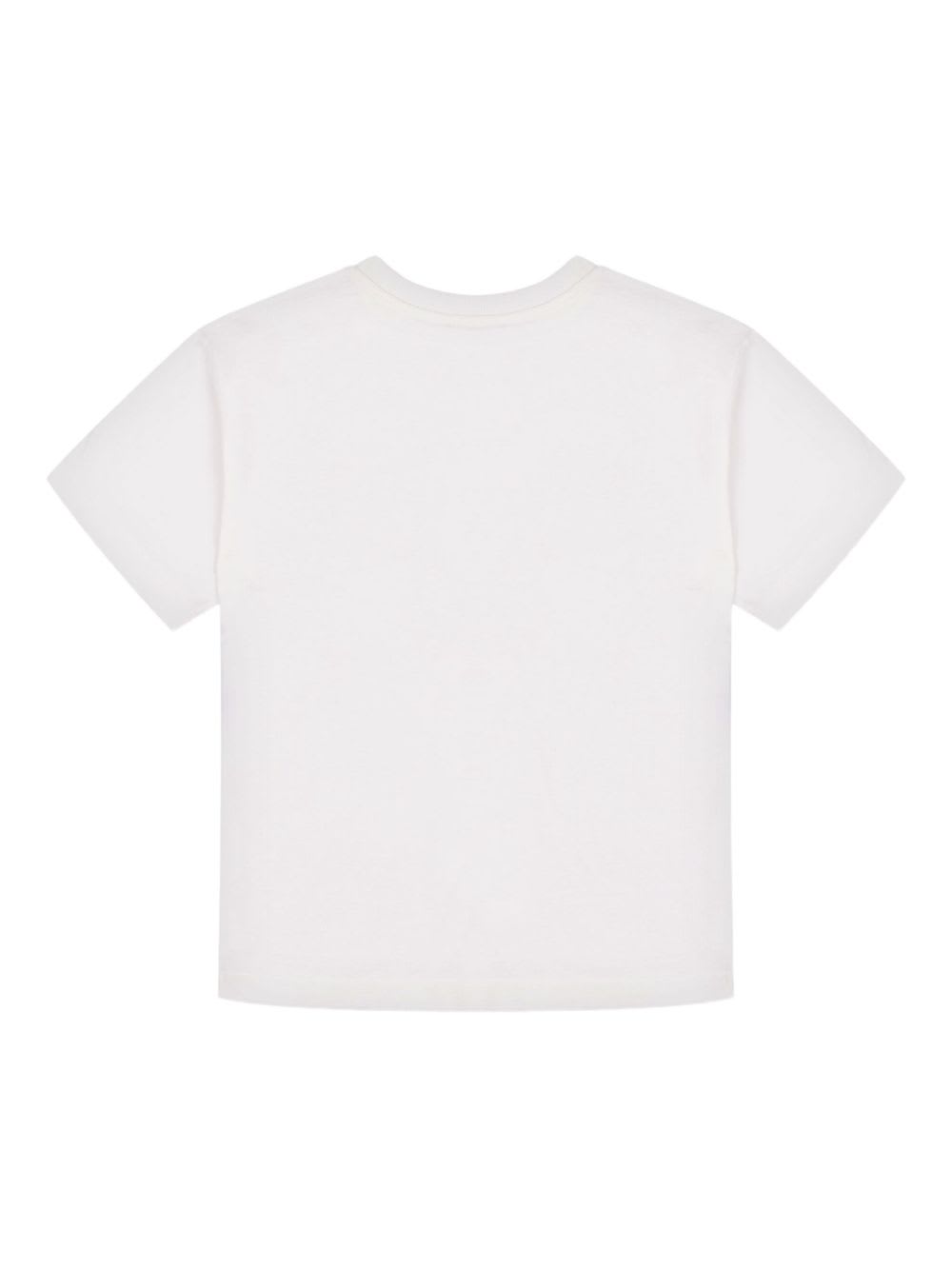 Moschino Kids T-shirt With Teddy Bear Motif In White