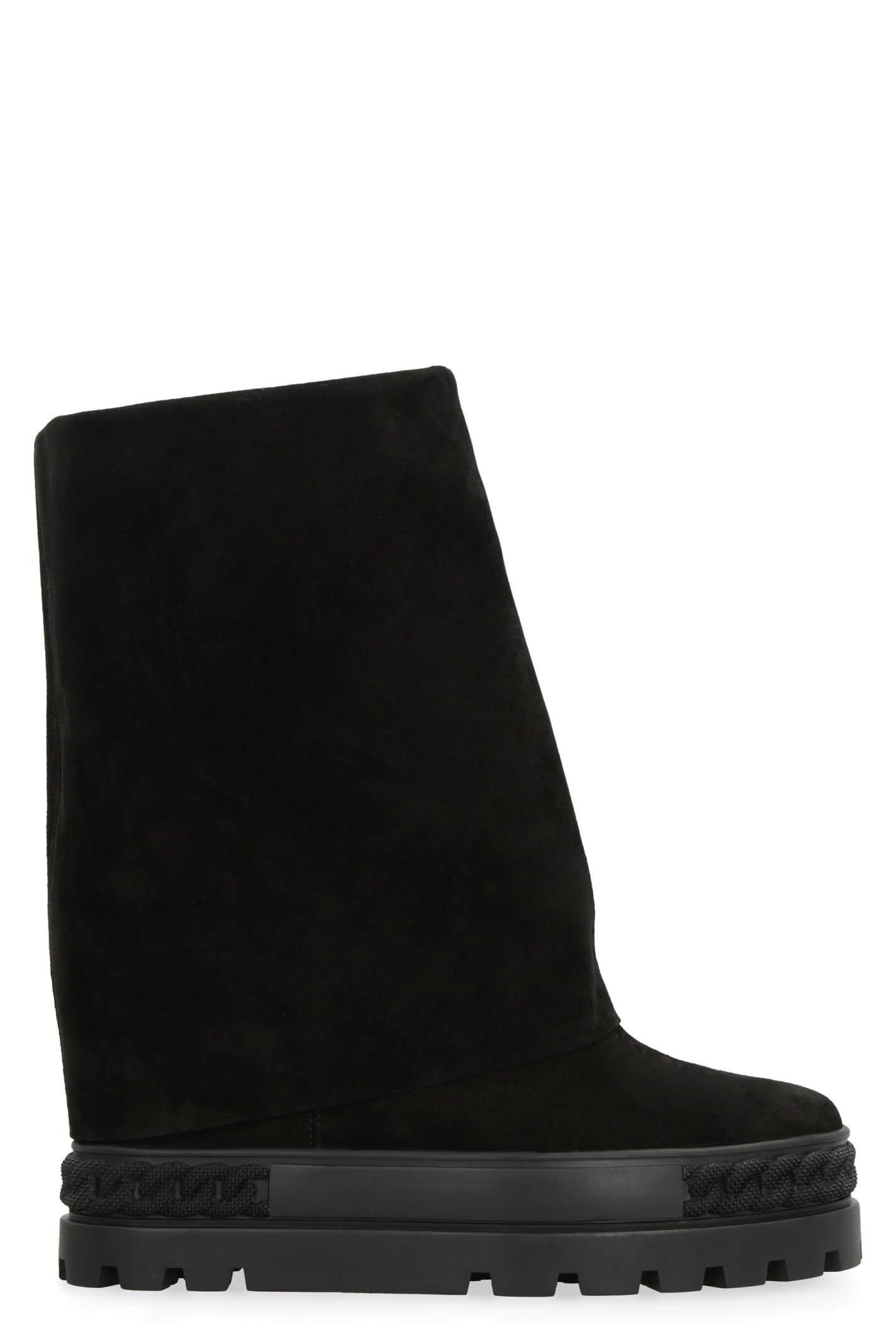 CASADEI SUEDE ANKLE BOOTS