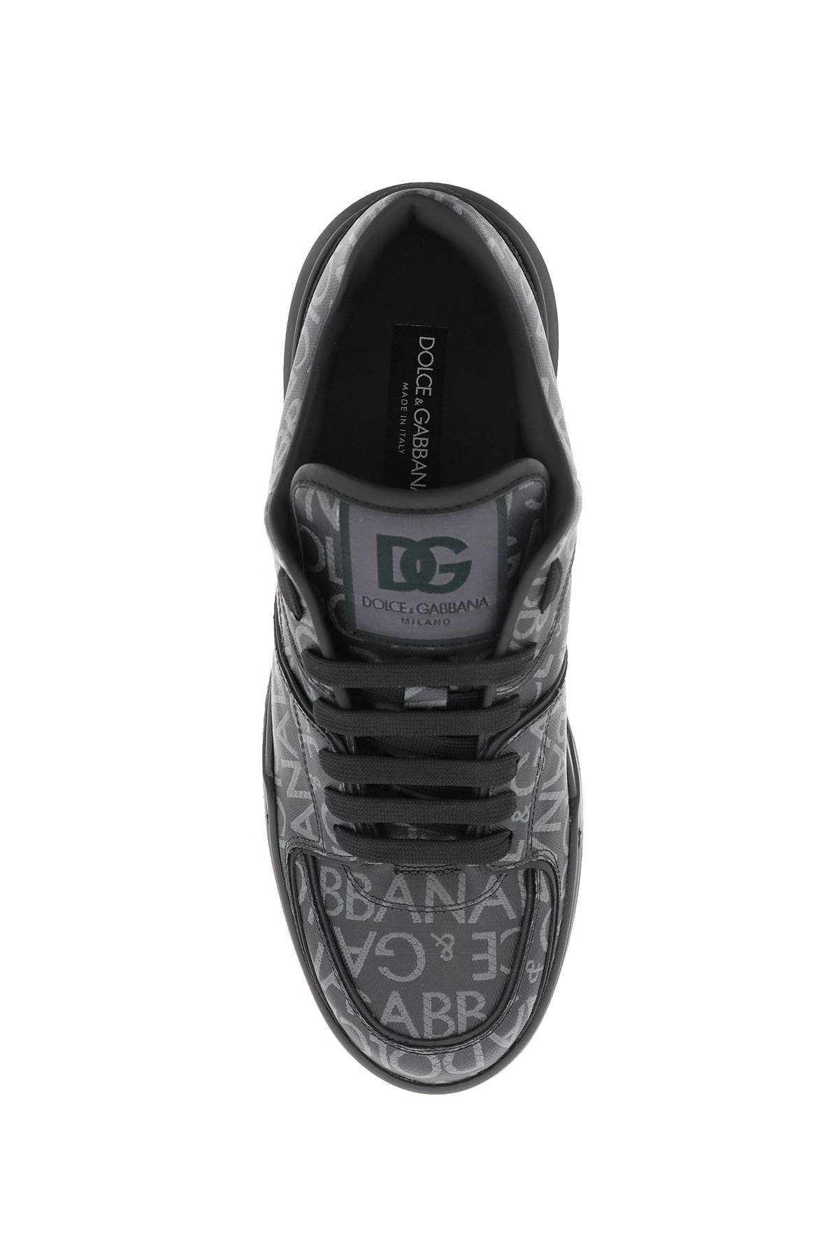 Shop Dolce & Gabbana New Roma Sneakers In Black