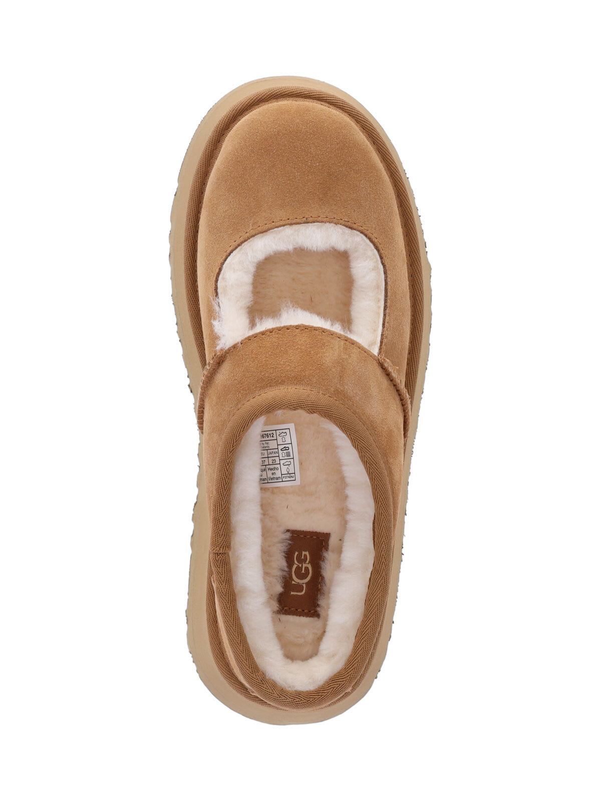 Ugg Dark Beige Bea May Jane Sandals In Brown