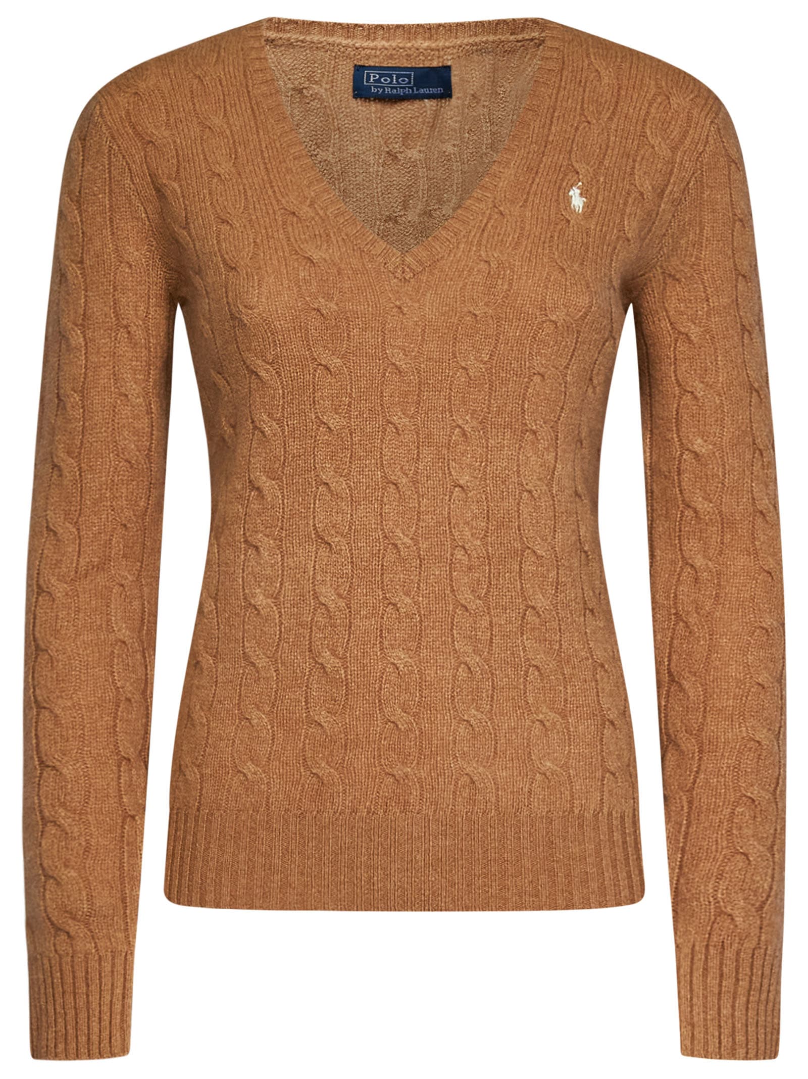 Shop Polo Ralph Lauren Sweater In Brown