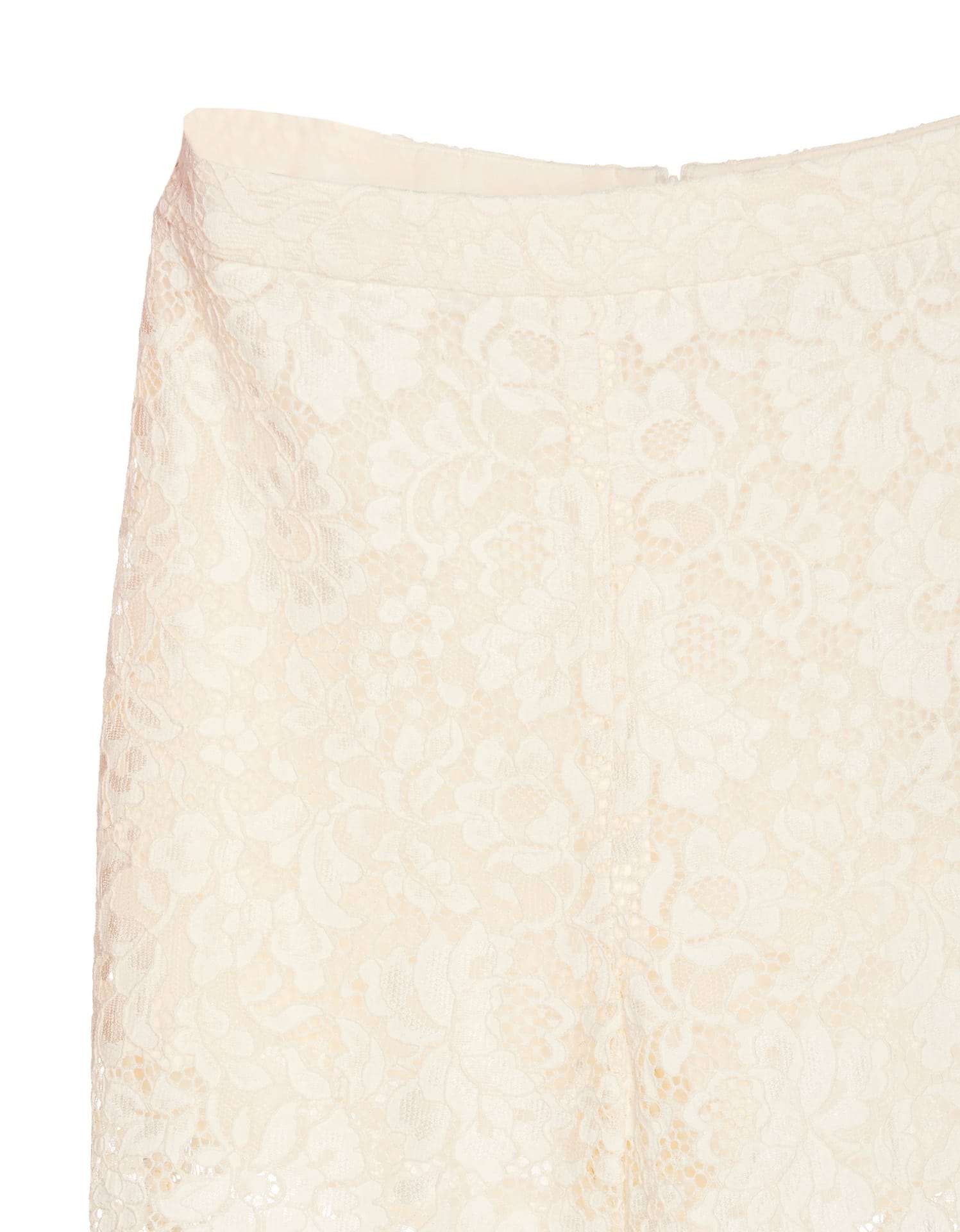 Shop Zimmermann Matchmaker Lace Trousers In Cream