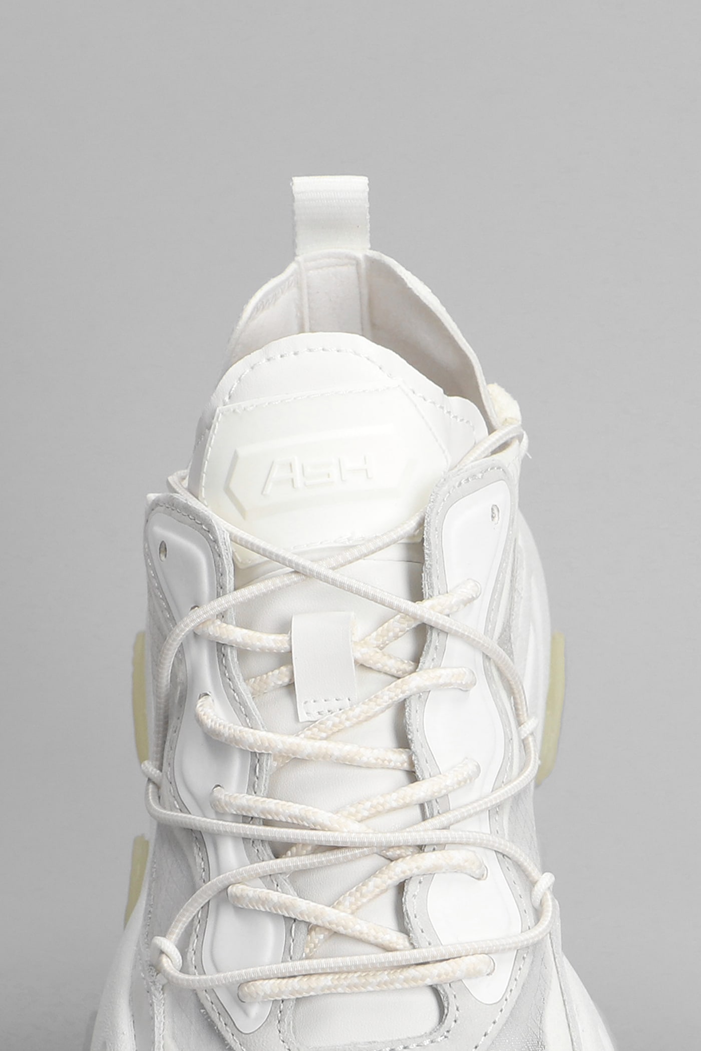 Ash Extra Bis Sneakers In White Synthetic Fibers In White