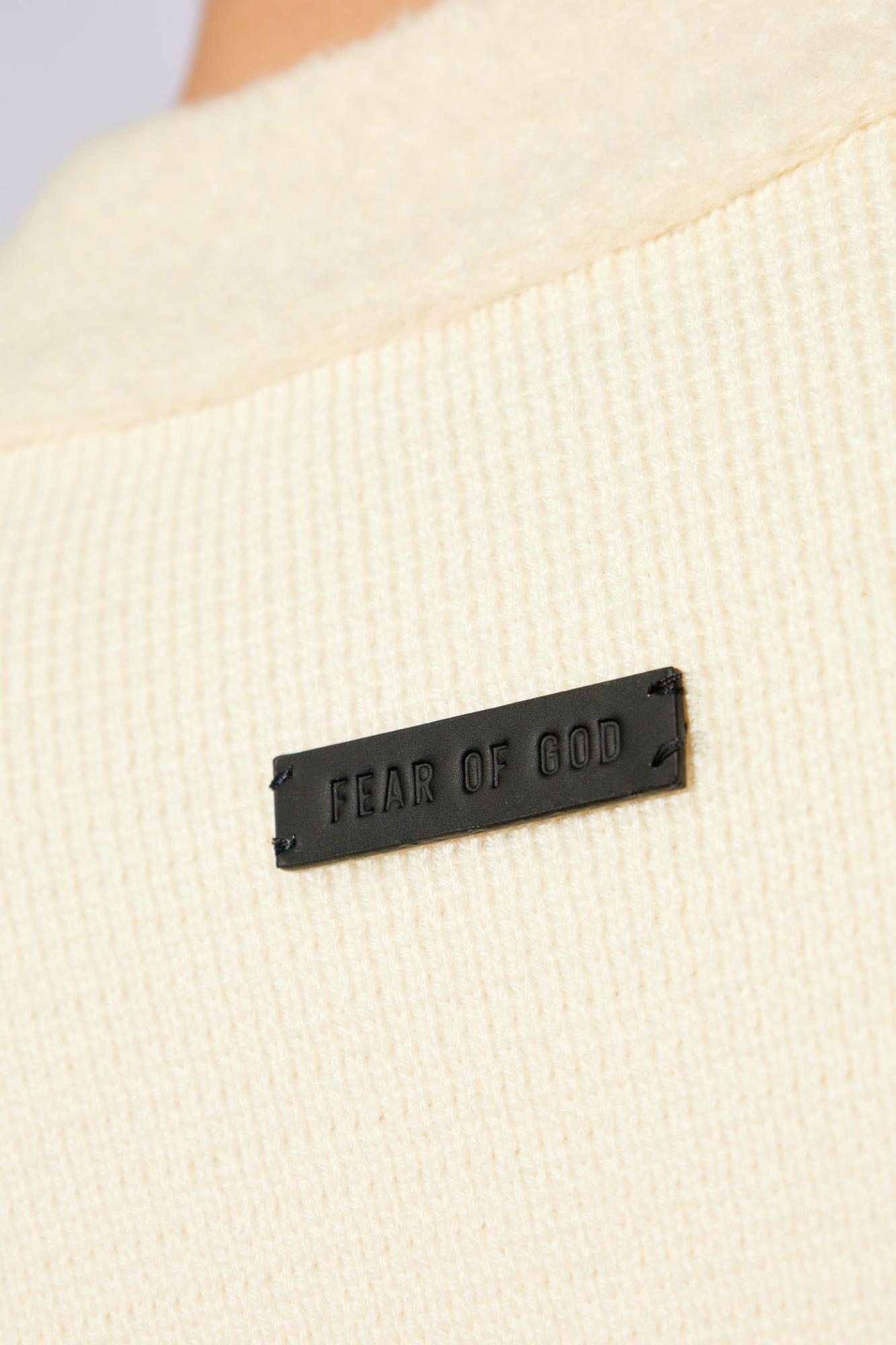 Fear Of God Woolen Sweater In White