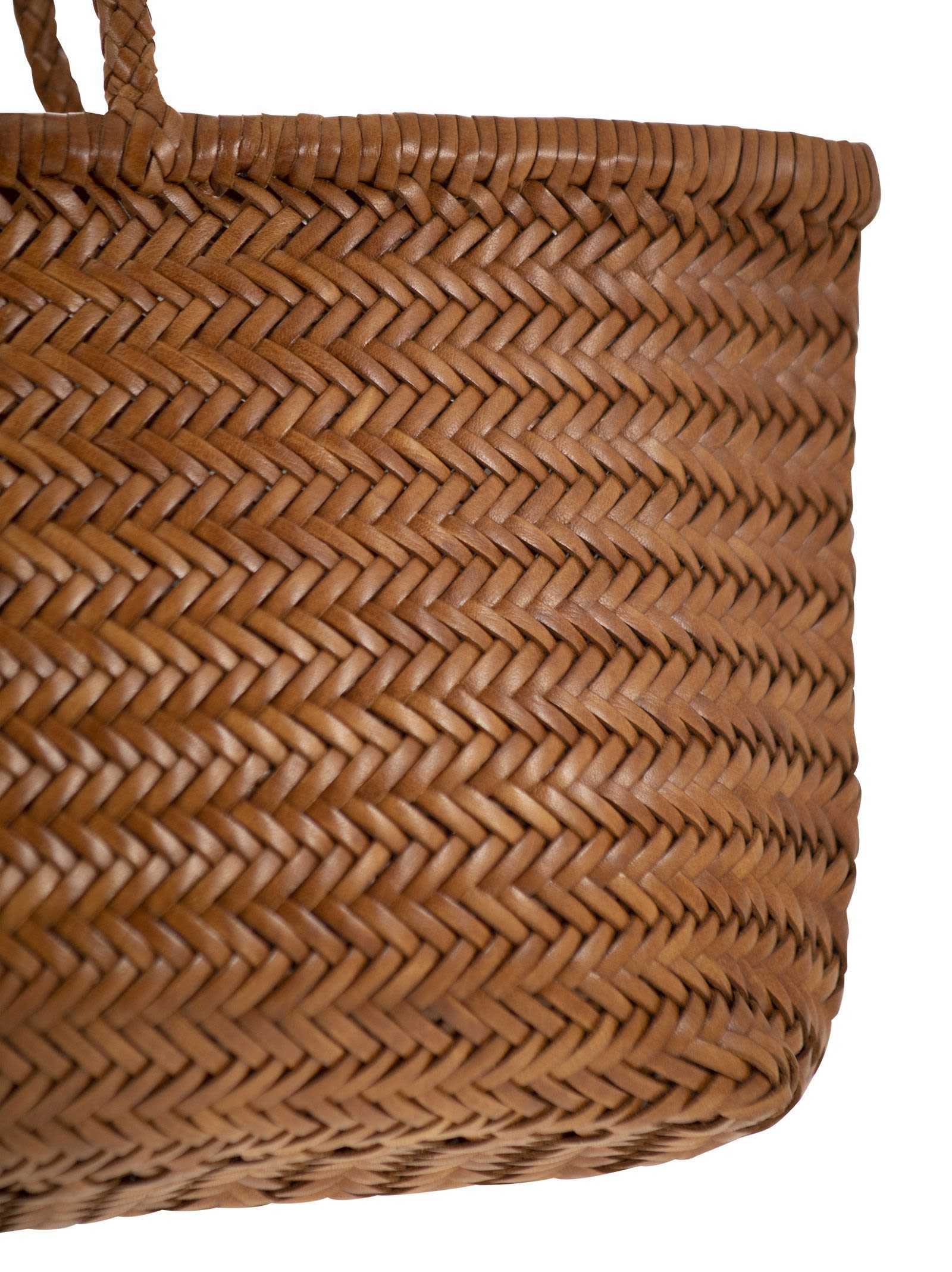 Dragon Diffusion Triple Jump Big - Woven Leather Bag