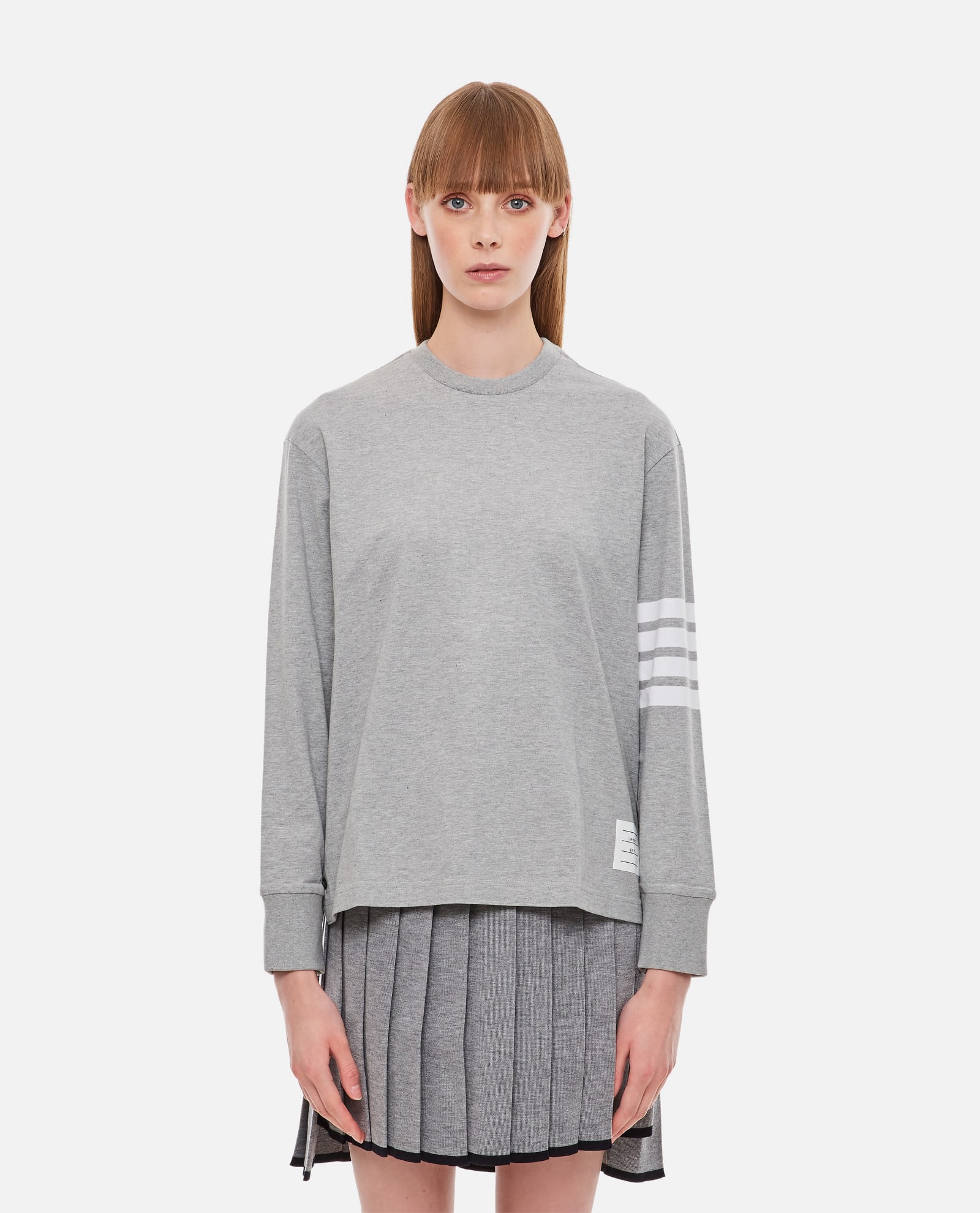 THOM BROWNE LONG SLEEVE RUGBY T-SHIRT