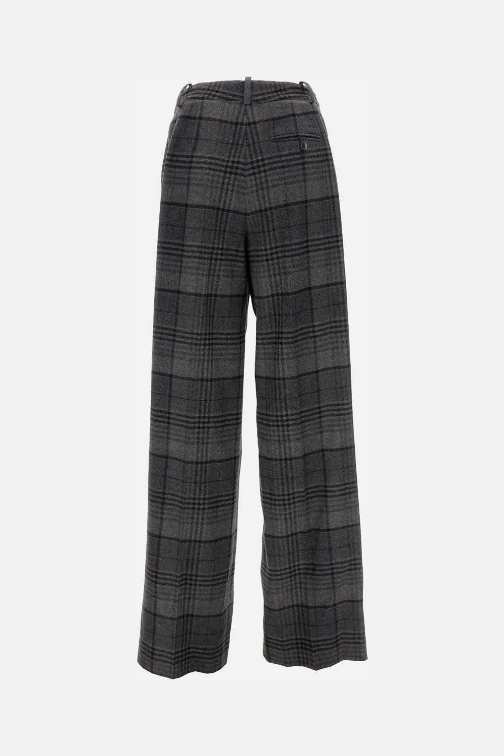 Ralph Lauren Collection Jody Plaid Pants In Gray