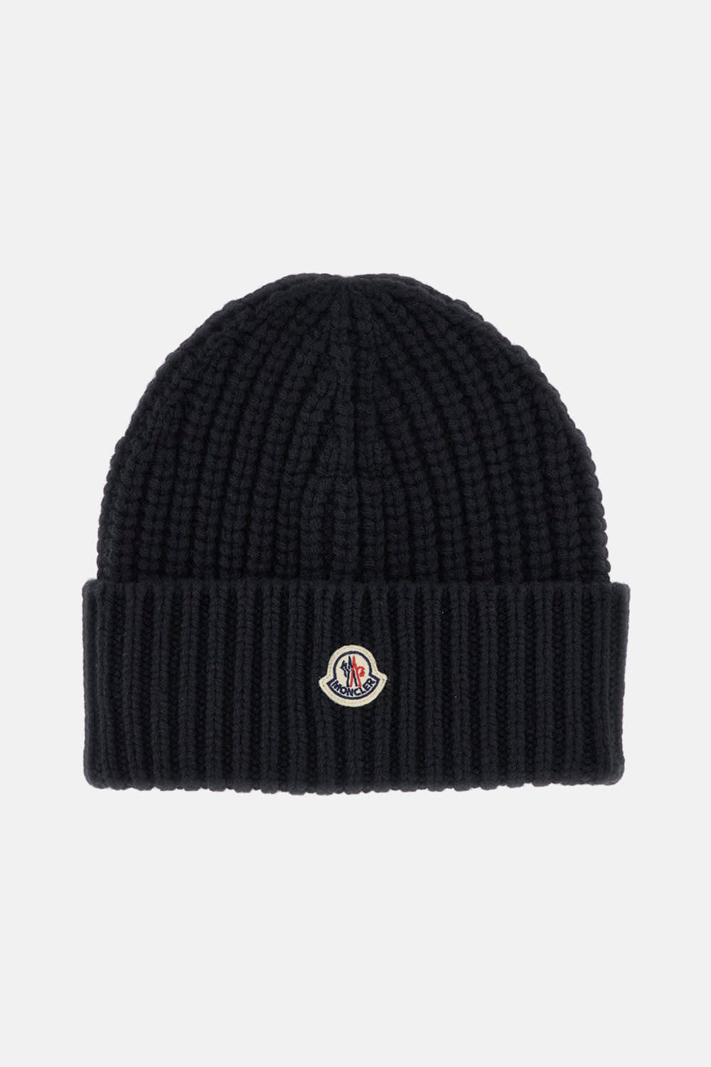 Moncler Women Beanie Wool And Cashmere Hat In Black