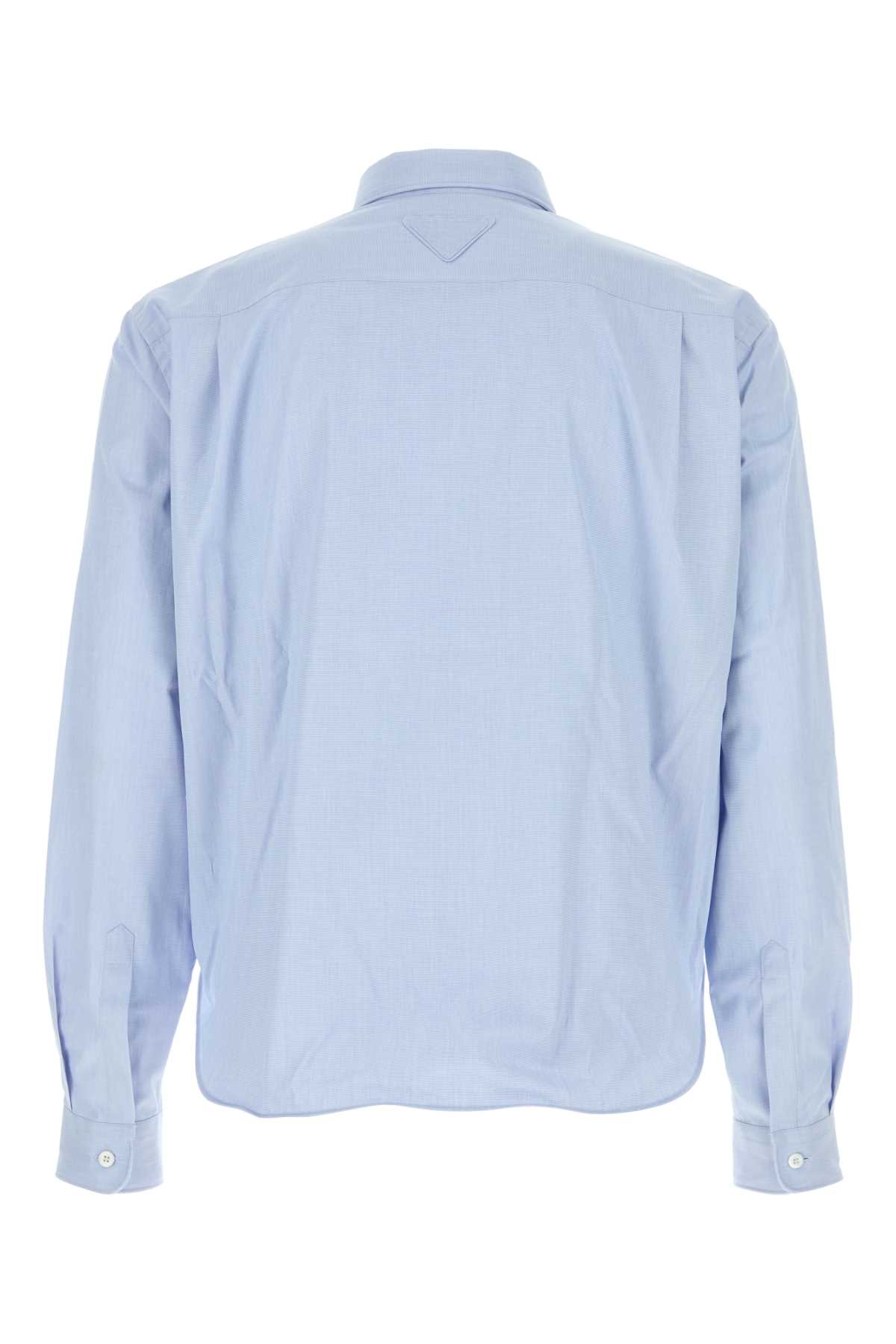 PRADA LIGHT BLUE COTTON SHIRT