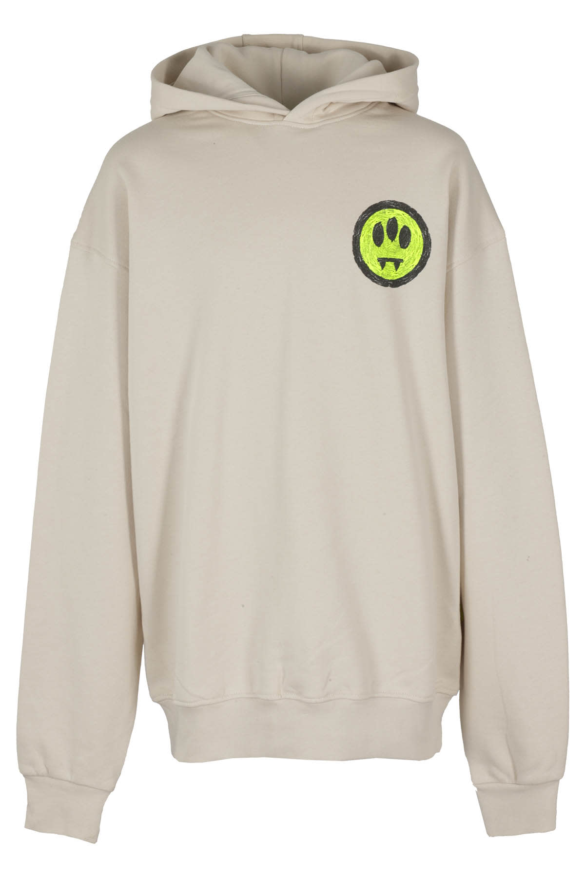 Barrow Dove Hoodie With Logo And Lettering In Turtledove