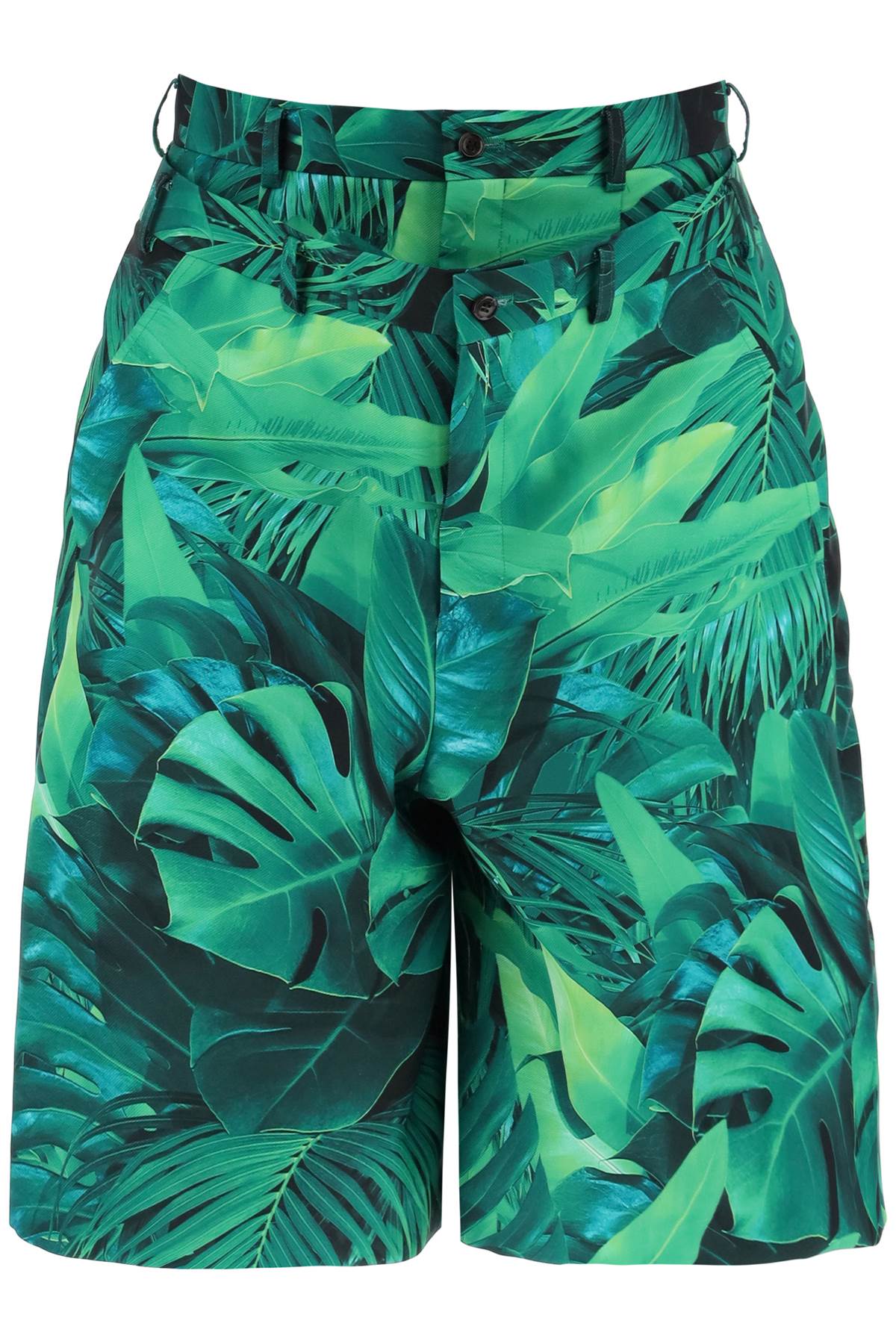 jungle Bermuda With Double Front Layer