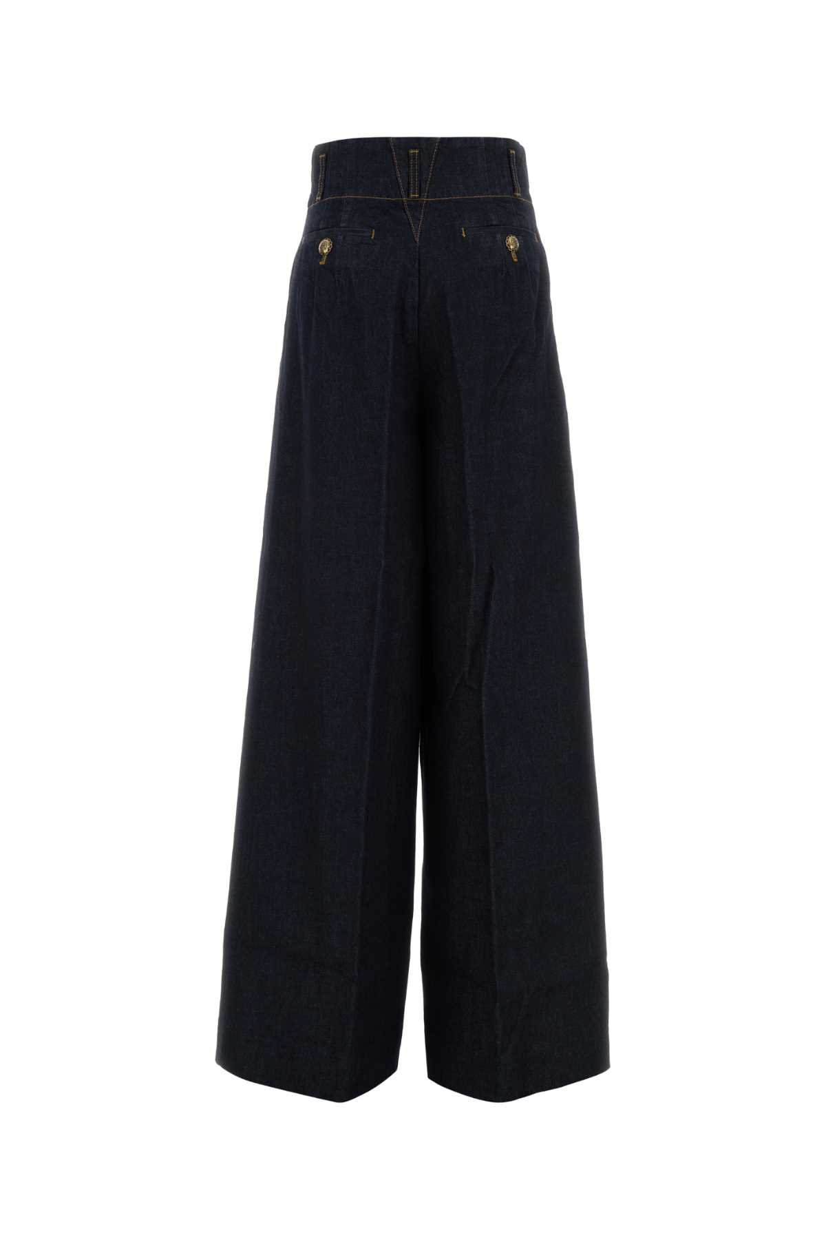 Zimmermann Denim Hypnotic Wide-leg Jeans In Blue
