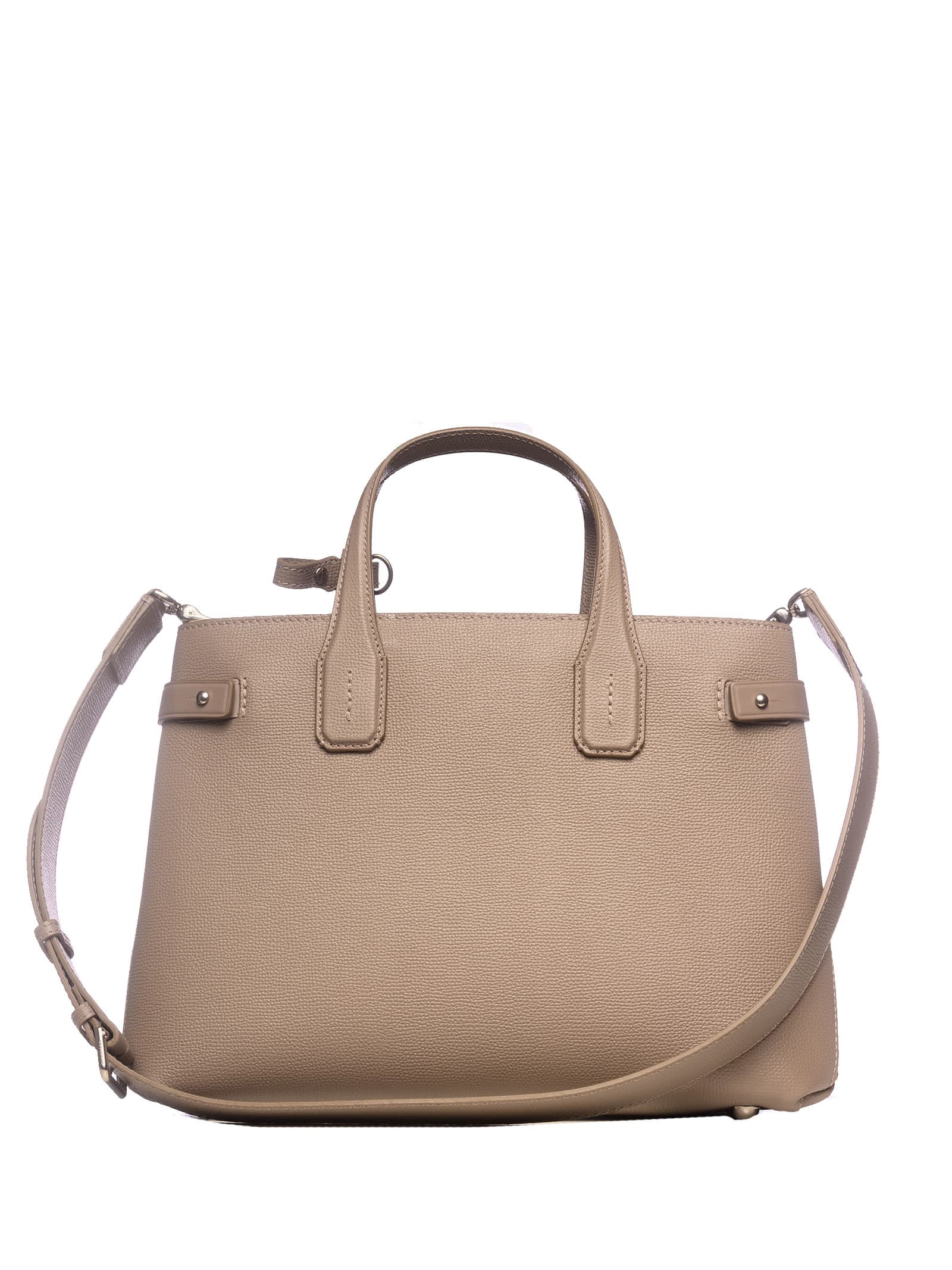 Burberry Burberry Burberry The Medium Banner Bag Taupe Brown