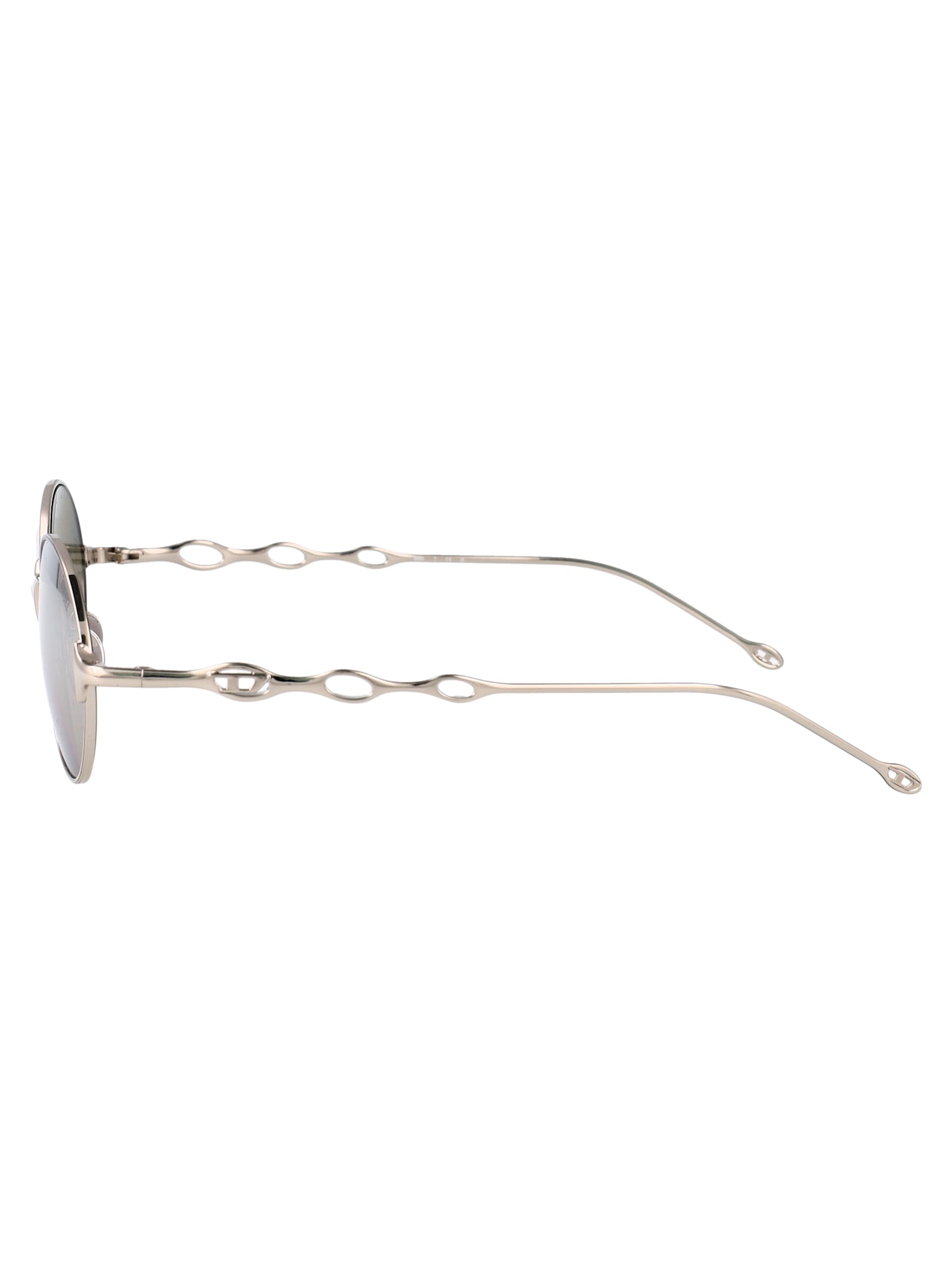 Diesel 0dl1008 Sunglasses In Metallic