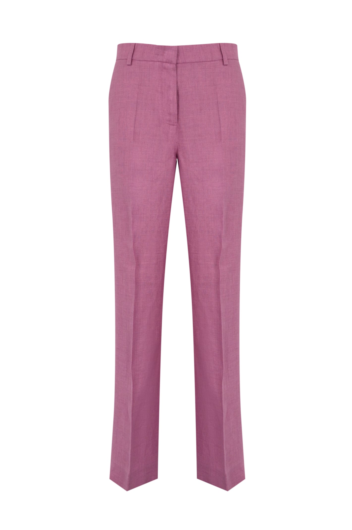 Malizia Trousers In Linen Canvas