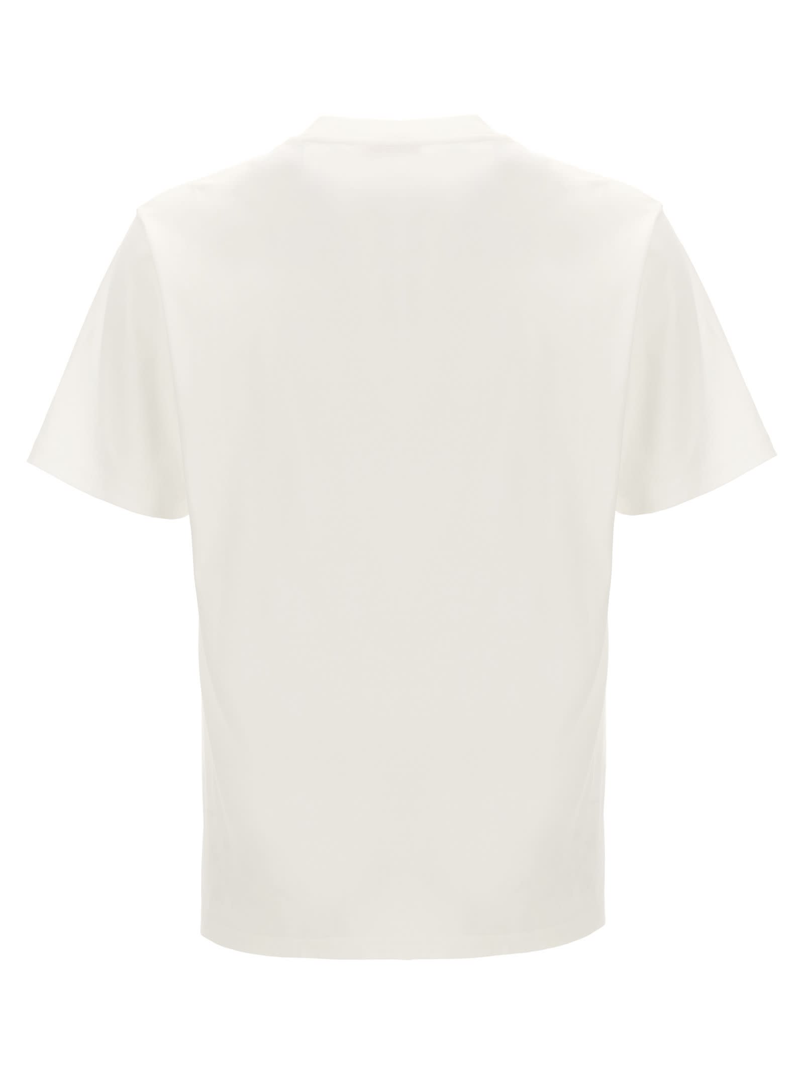 Valentino T Shirt With Toile Iconographe Detail In White