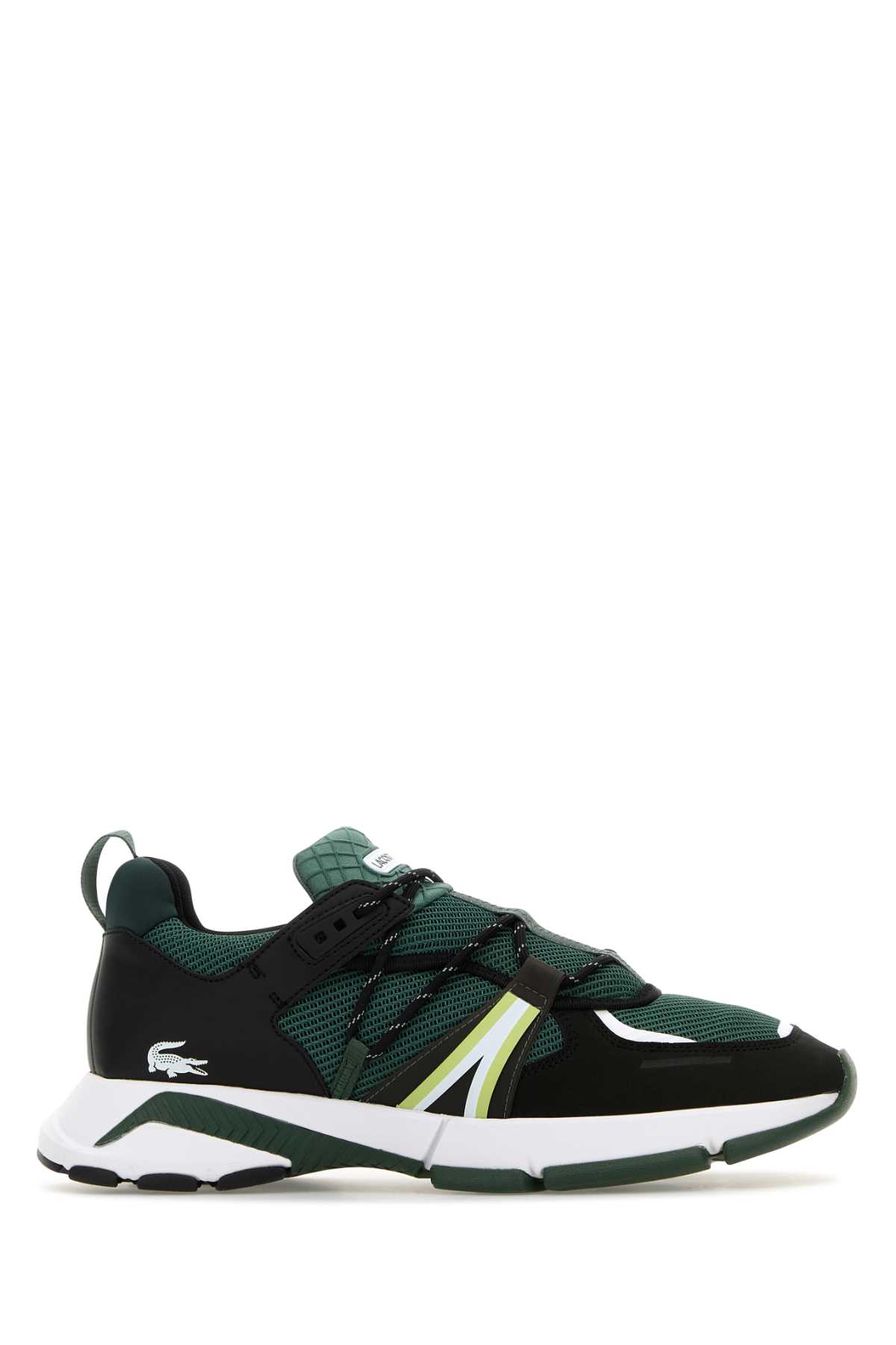 Bottle Green Fabric L003 Sneakers