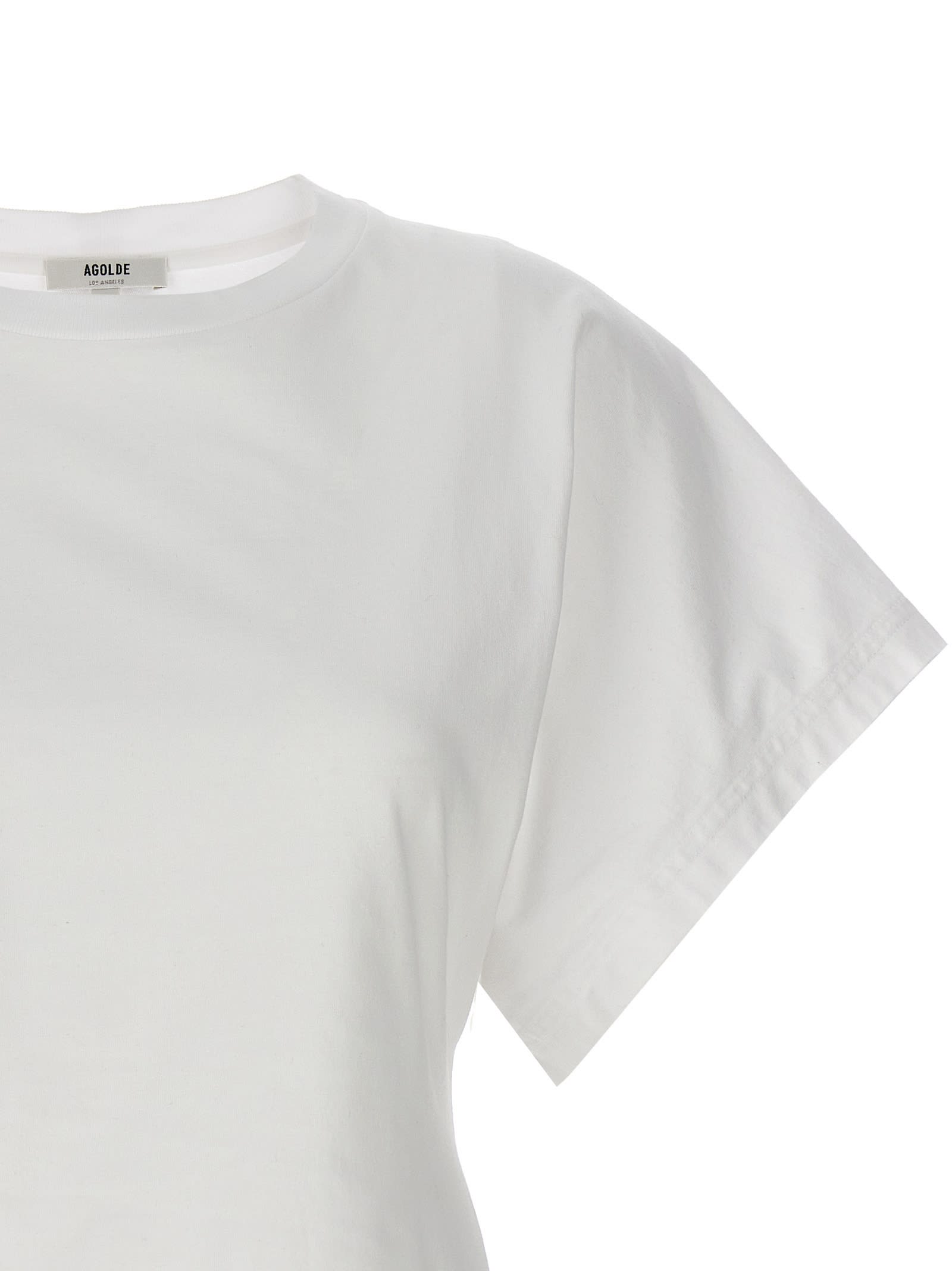 Shop Agolde Britt T-shirt In White