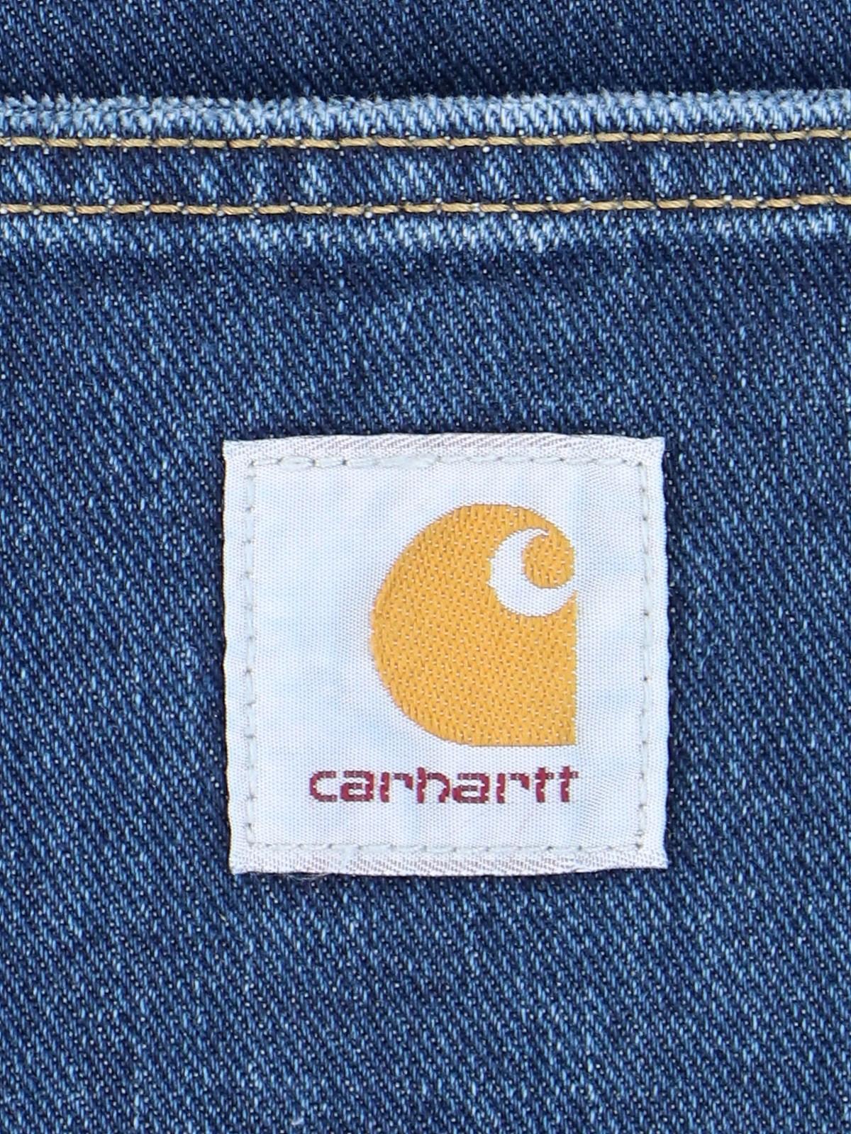 Shop Carhartt Newel Jeans In Blue