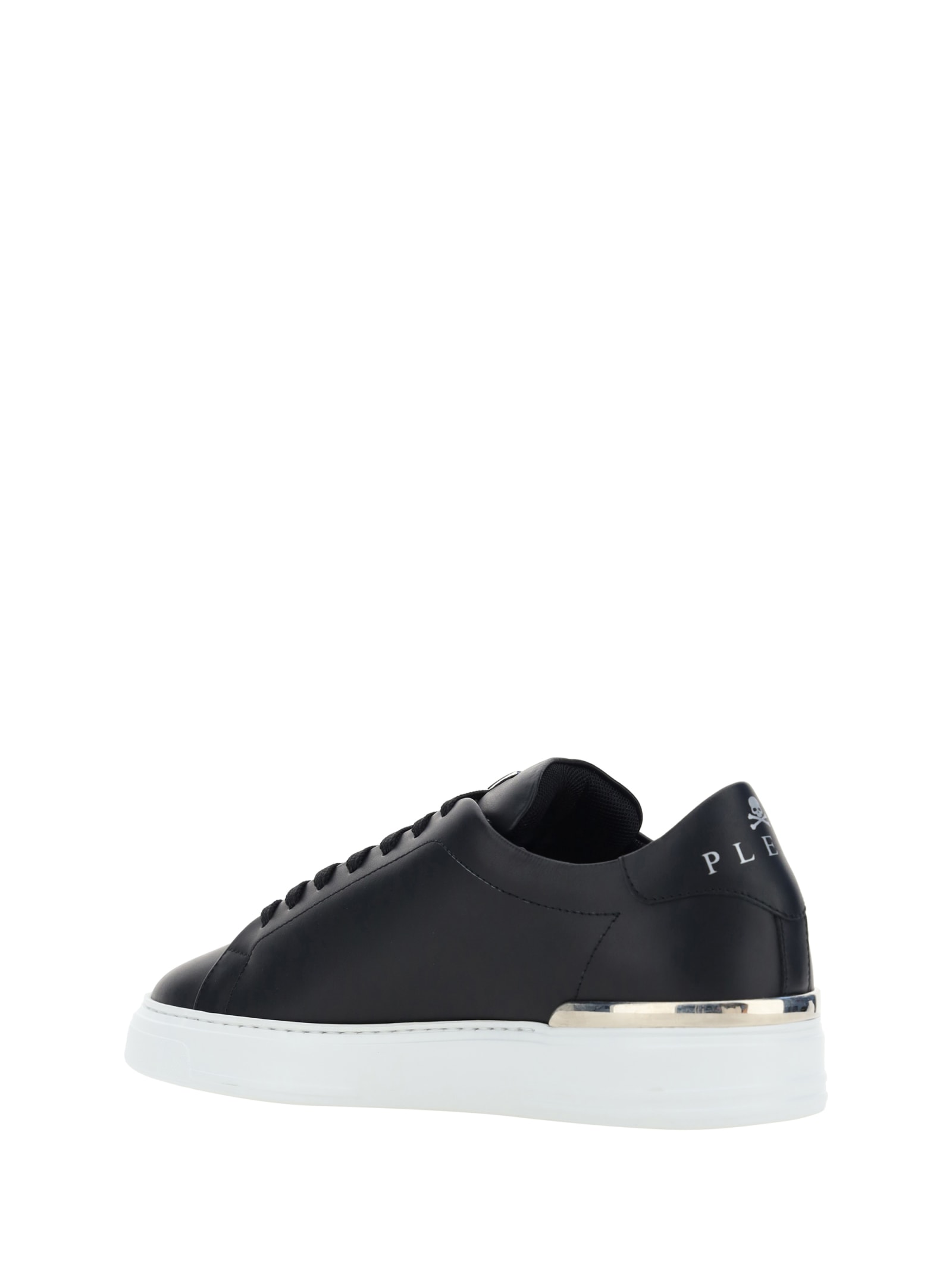 Shop Philipp Plein Hexagon Low Top Sneakers In Black