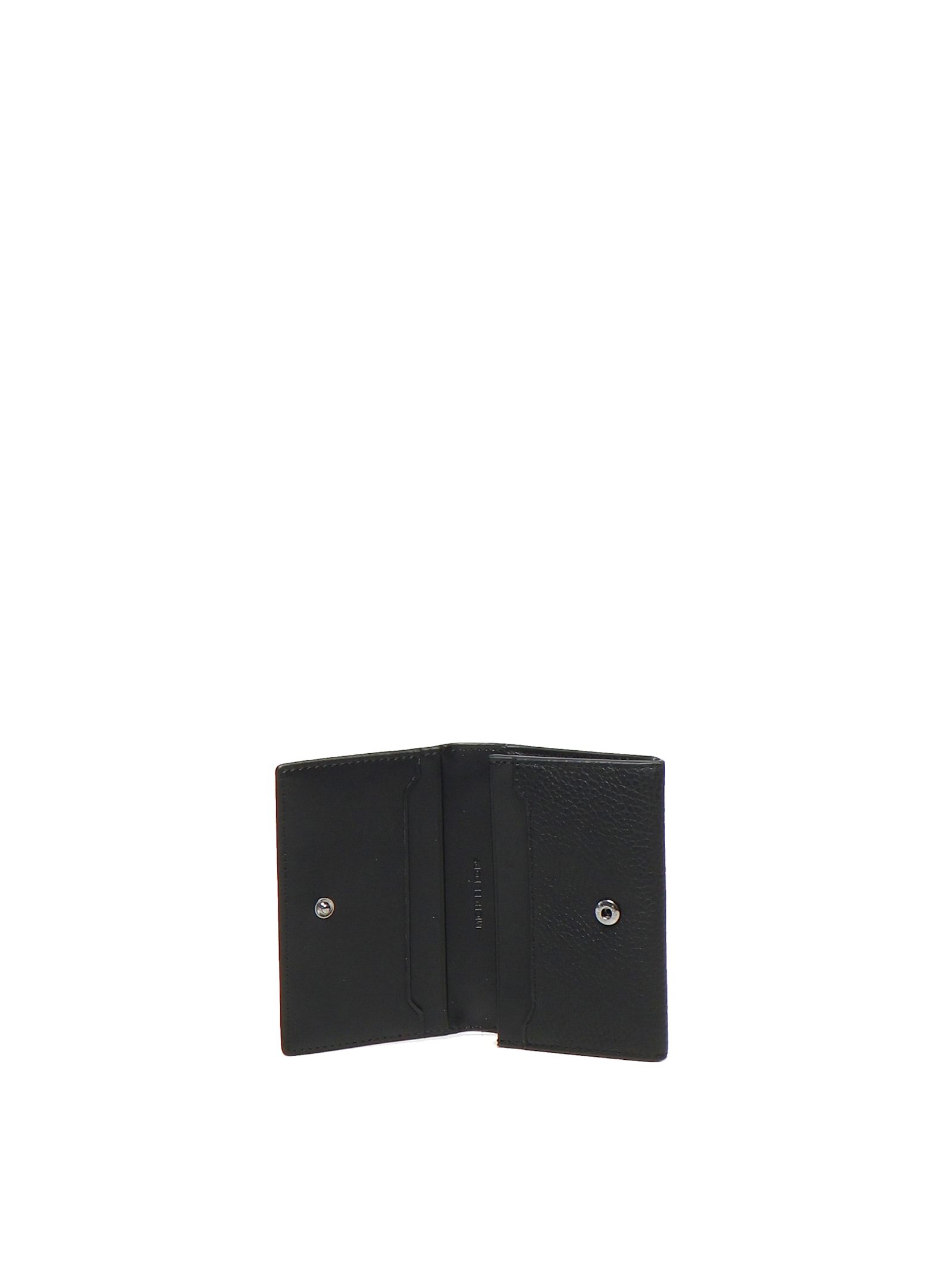 Michael Michael Kors Hudson Logo Card Holder In Black