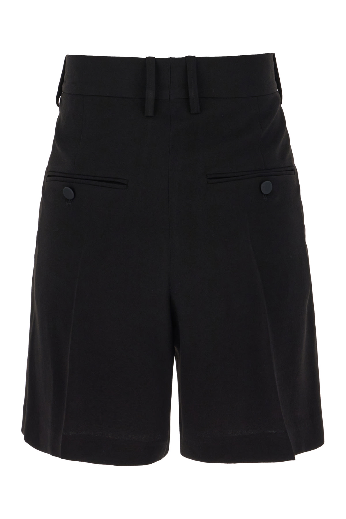 Shop Isabel Marant Black Triacetate Blend Shorts