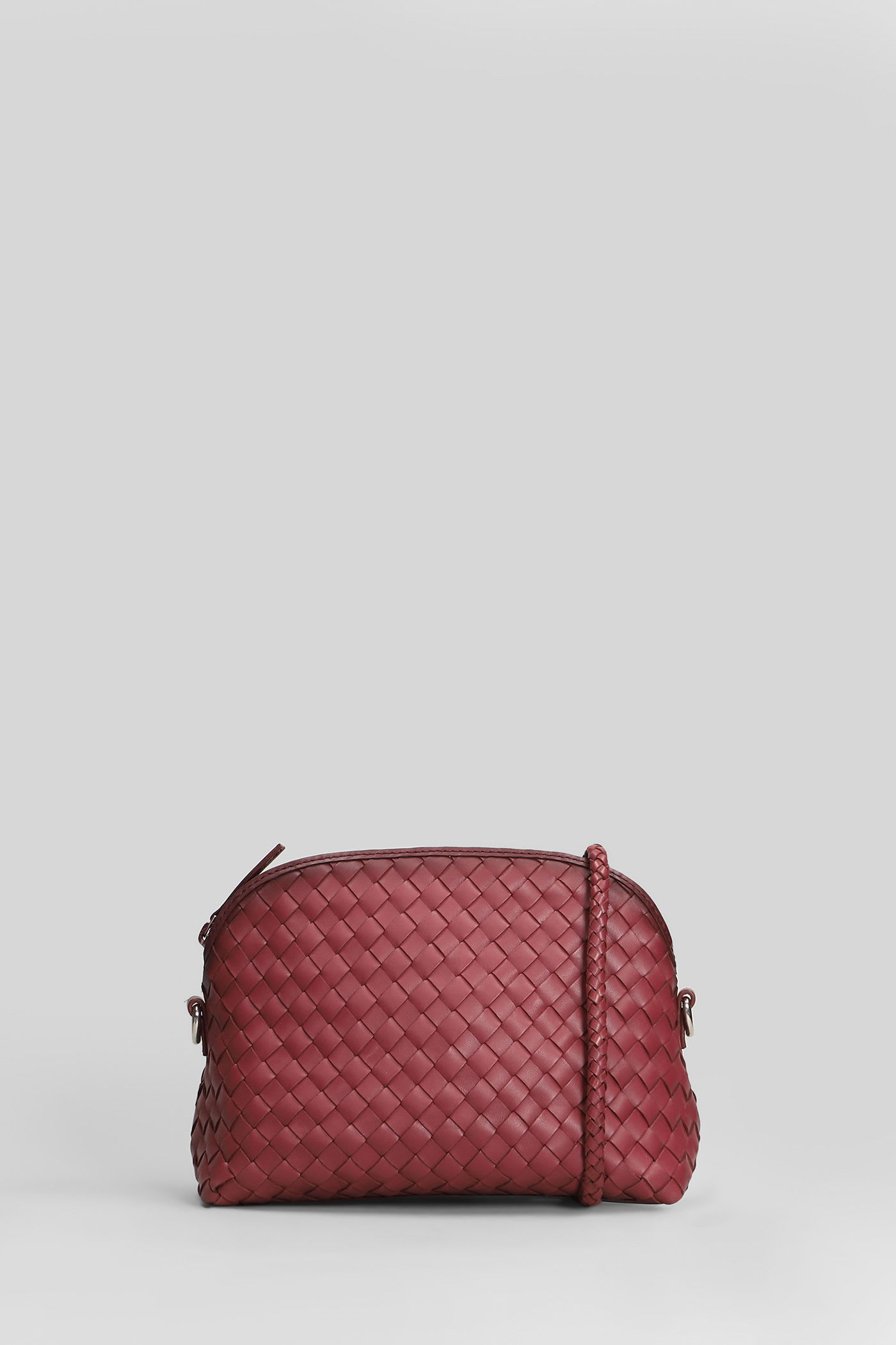Dragon Diffusion Chunky Fellini Shoulder Bag In Bordeaux Leather In Burgundy
