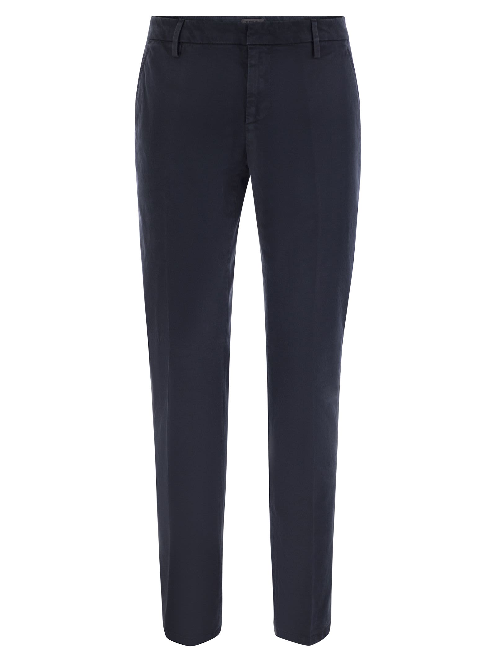 Dondup Men's Spiritissimo - Regular Chino Trousers In Dark Blue